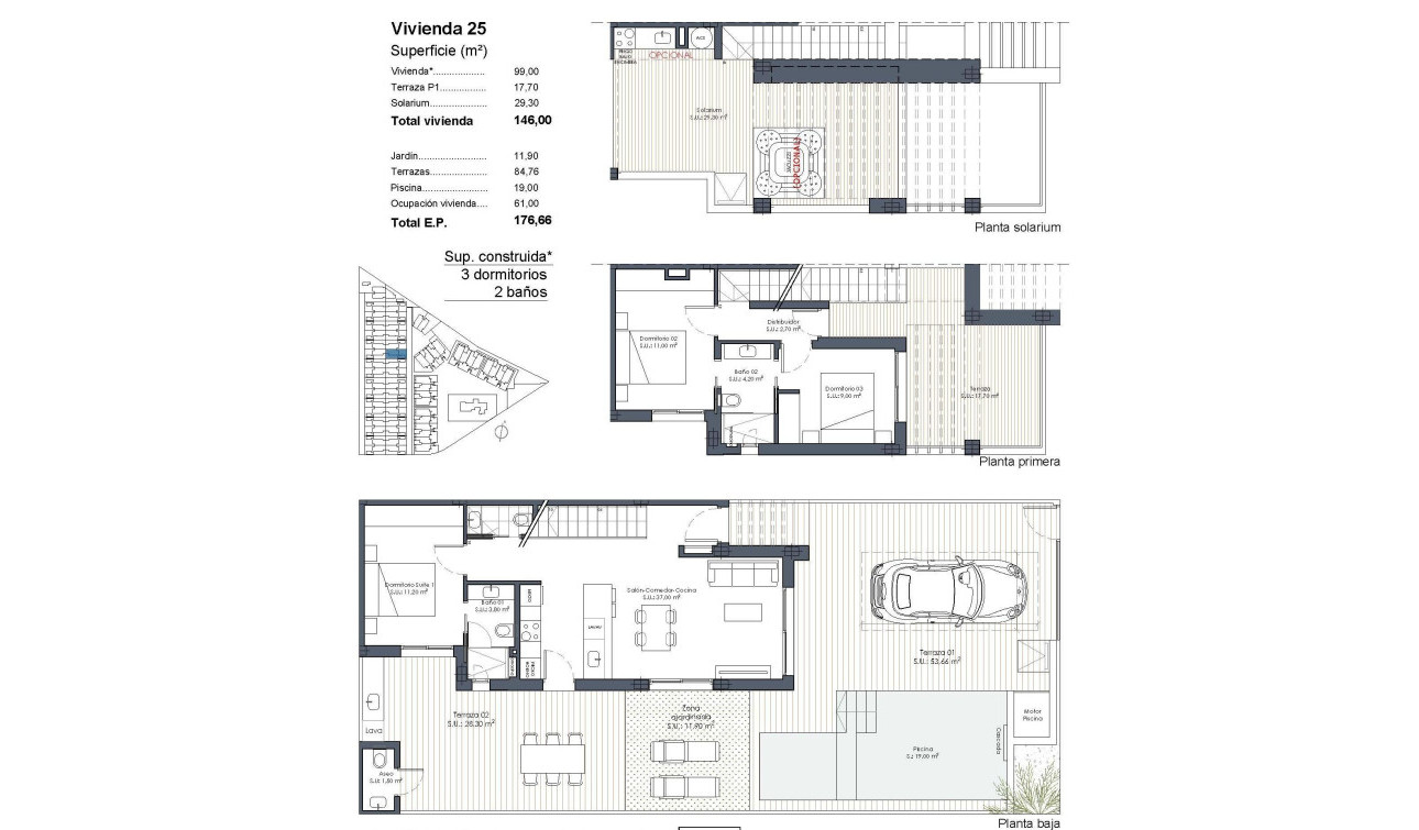 Nieuwbouw Woningen - Stadshuis - Los Alcazares - Serena Golf