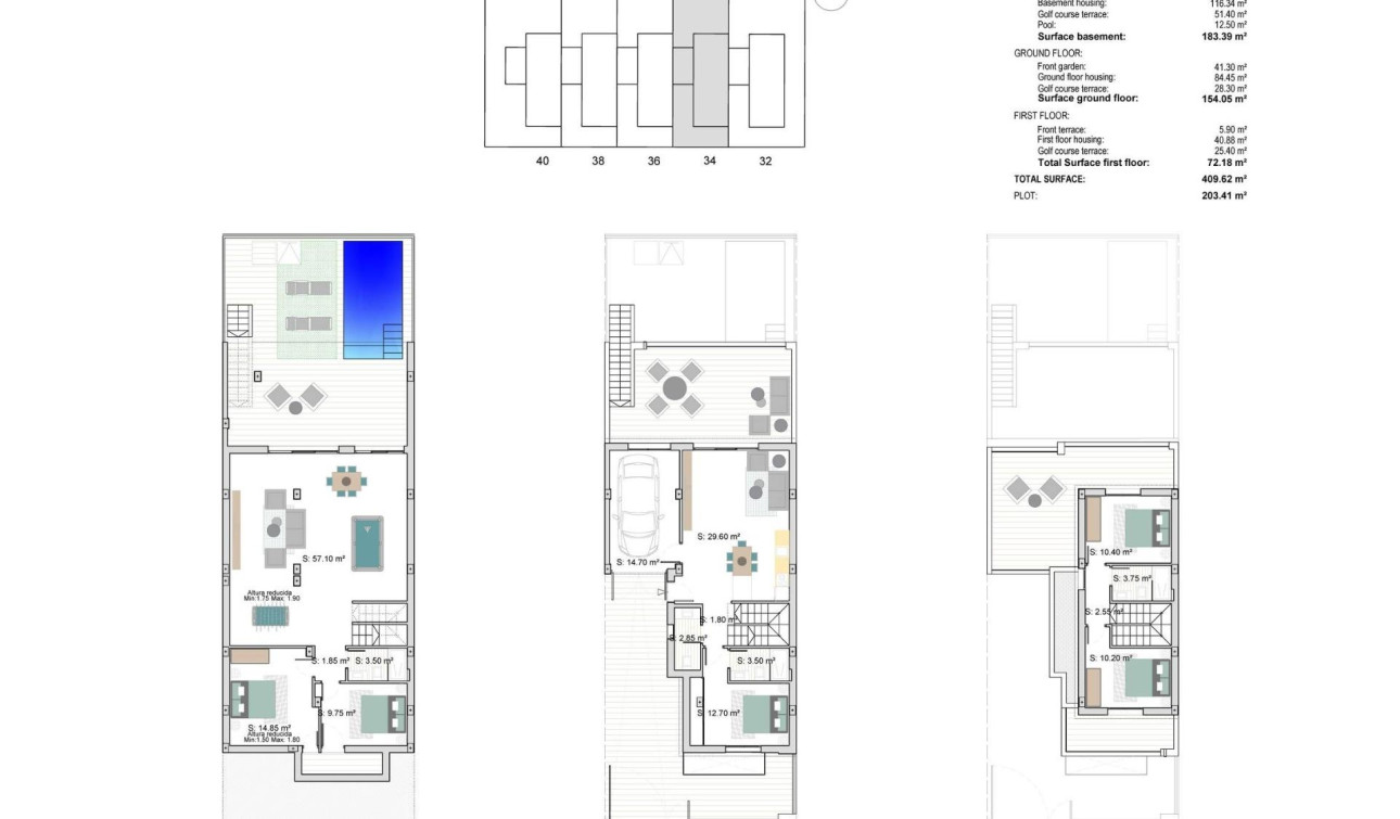 Nieuwbouw Woningen - Stadshuis - Los Alcazares - Serena Golf