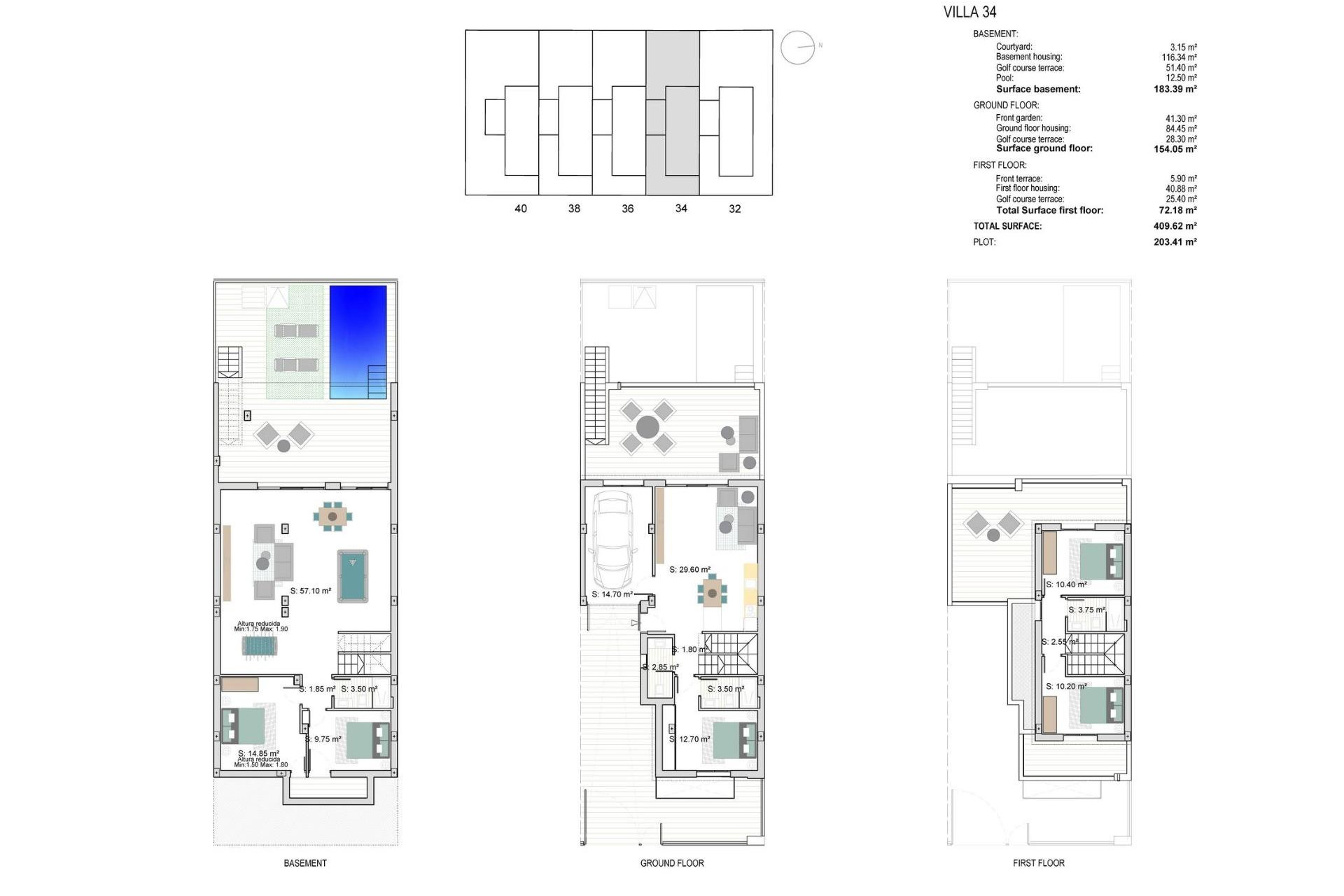 Nieuwbouw Woningen - Stadshuis - Los Alcazares - Serena Golf