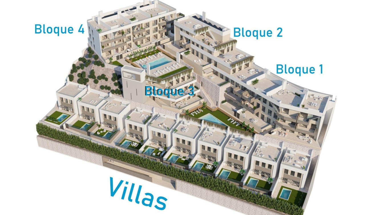 Nieuwbouw Woningen - Vrijstaande villa - Aguilas - Playa del Hornillo