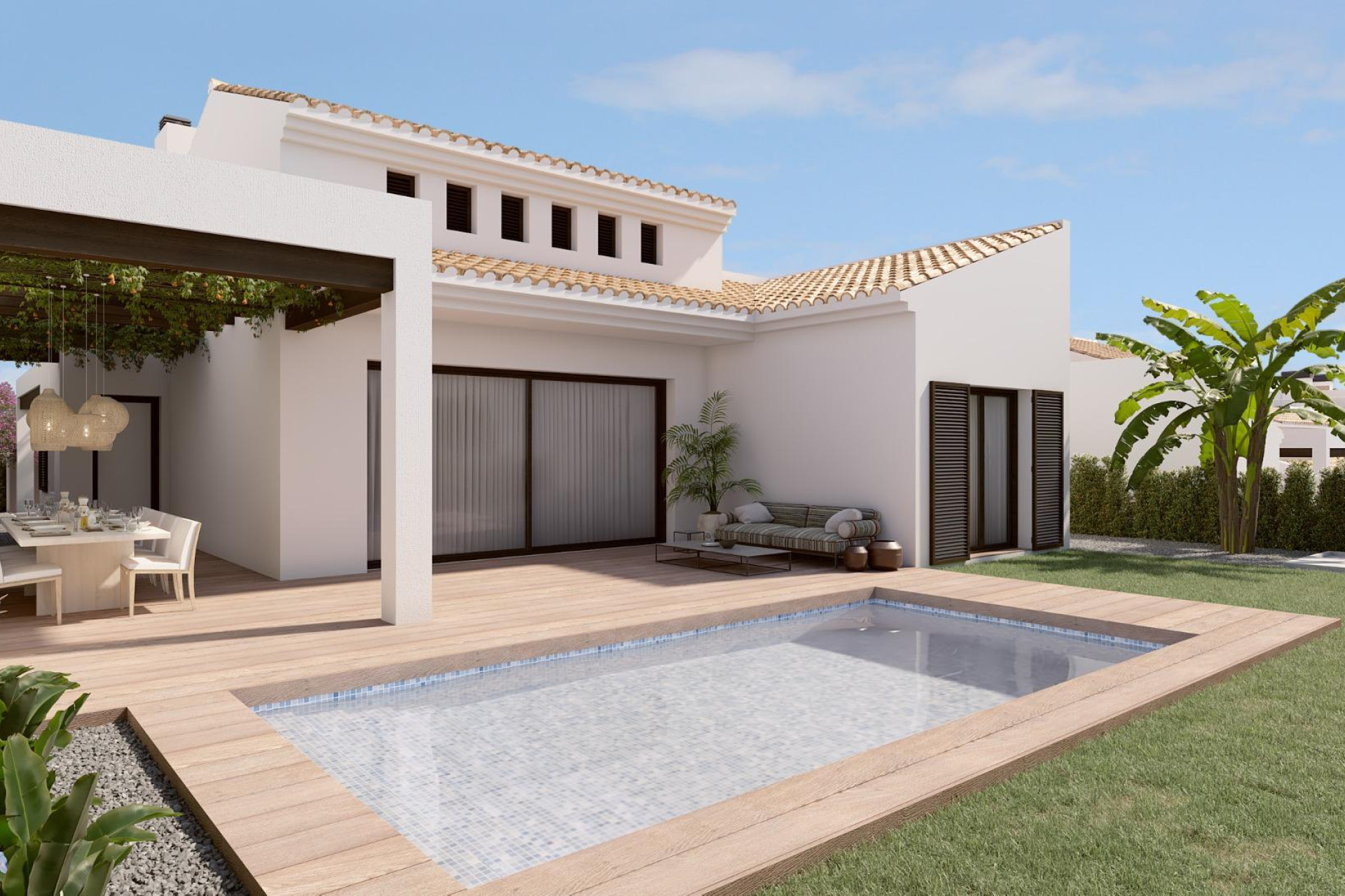 Nieuwbouw Woningen - Vrijstaande villa - Algorfa - Castillo de montemar