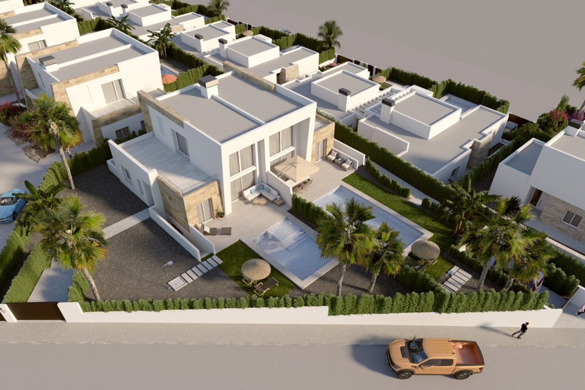 Nieuwbouw Woningen - Vrijstaande villa - Algorfa - La Finca Golf