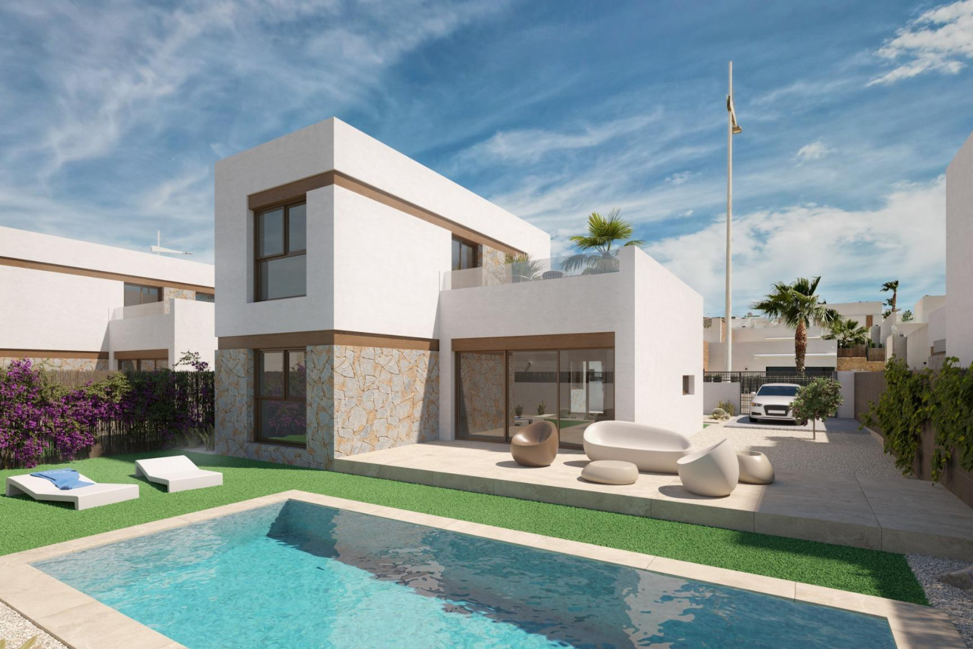 Nieuwbouw Woningen - Vrijstaande villa - Algorfa - La Finca Golf