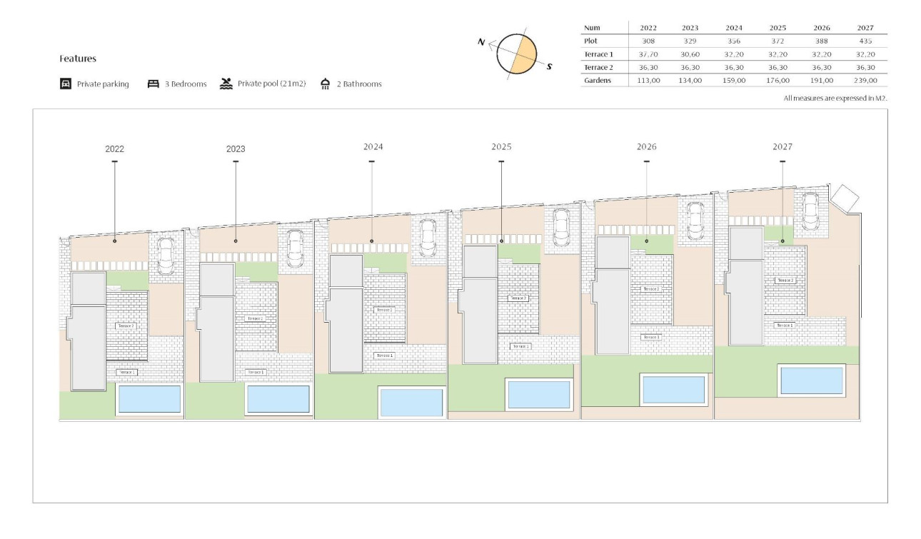 Nieuwbouw Woningen - Vrijstaande villa - Algorfa - La Finca Golf