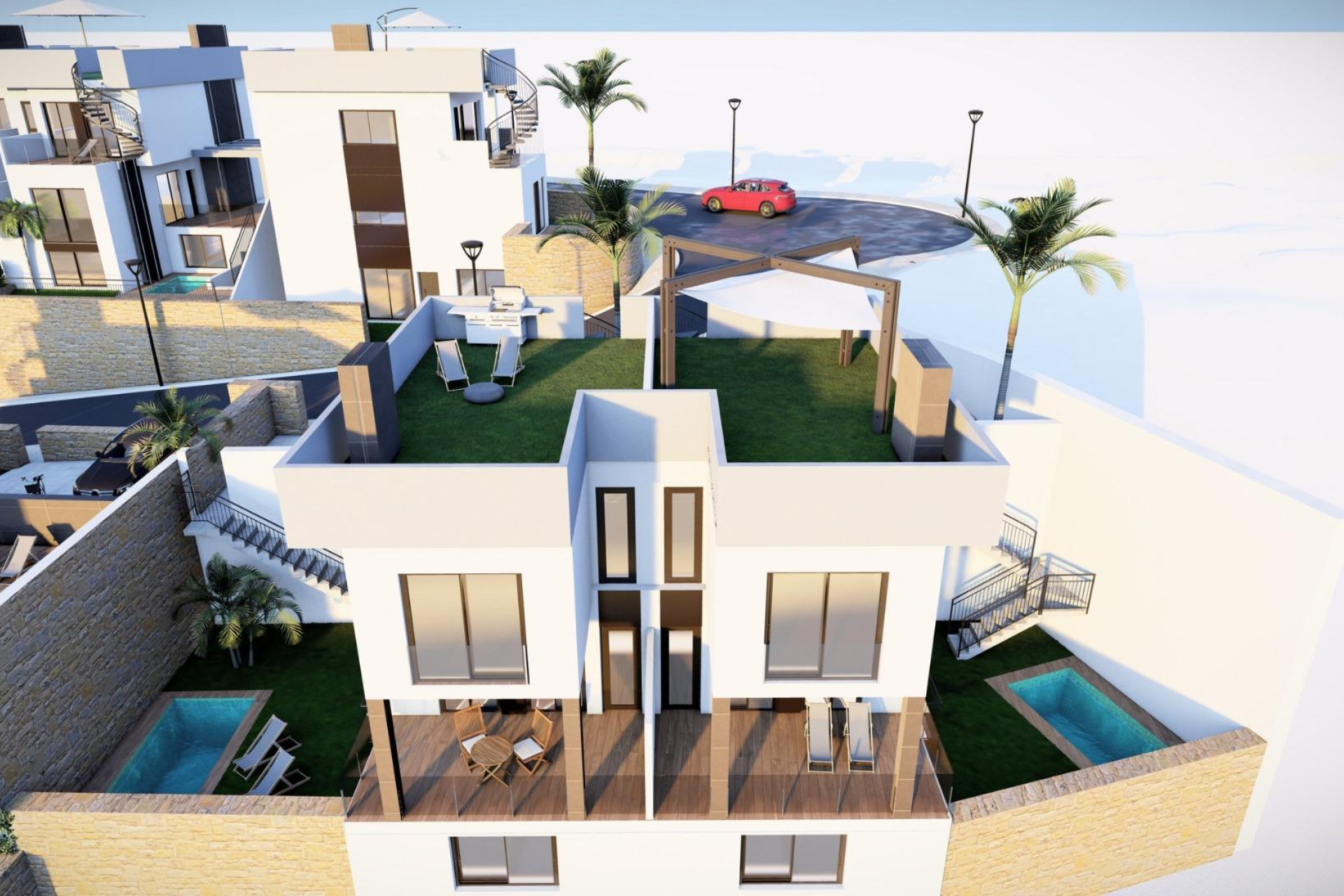 Nieuwbouw Woningen - Vrijstaande villa - Algorfa - La Finca Golf