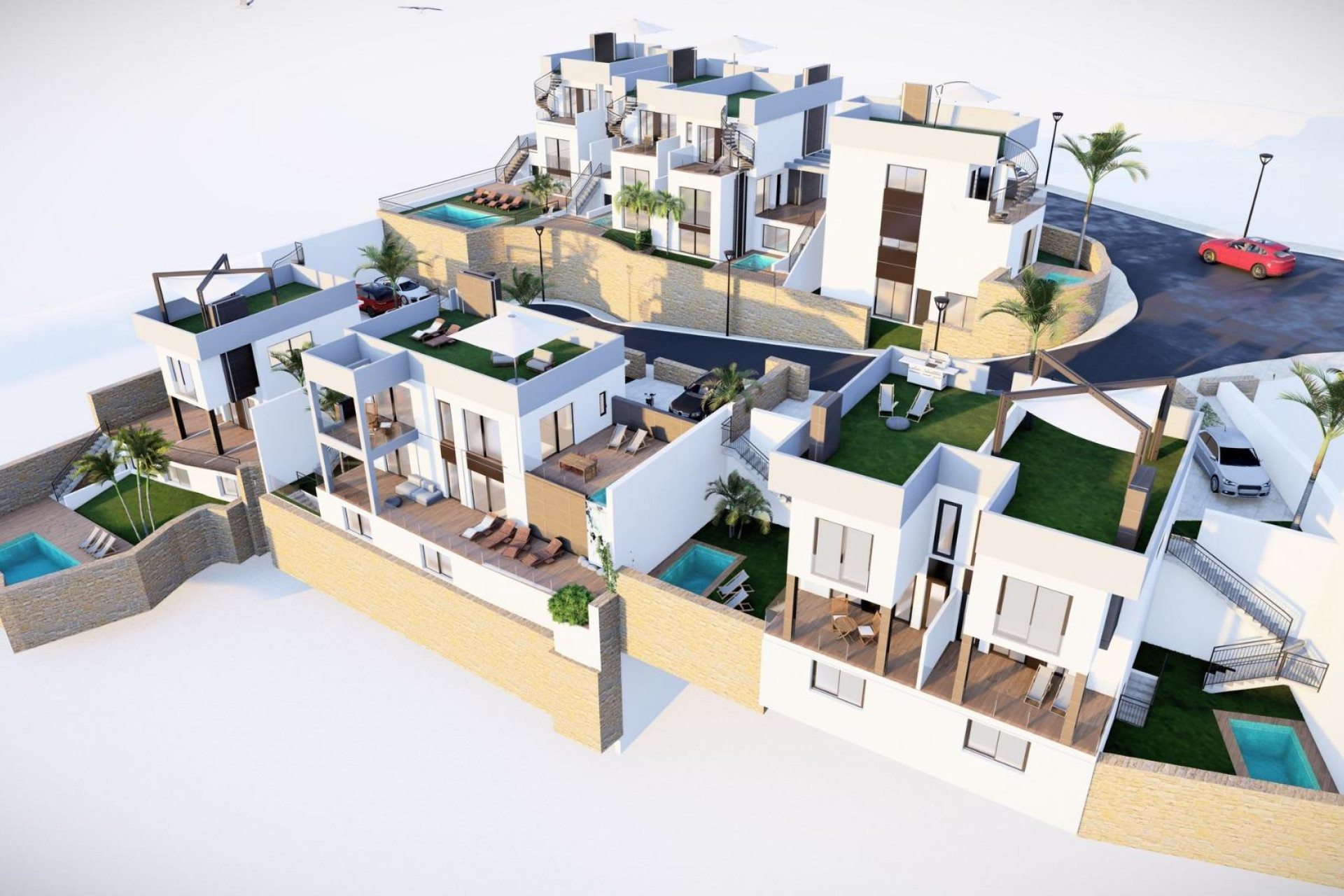 Nieuwbouw Woningen - Vrijstaande villa - Algorfa - La Finca Golf