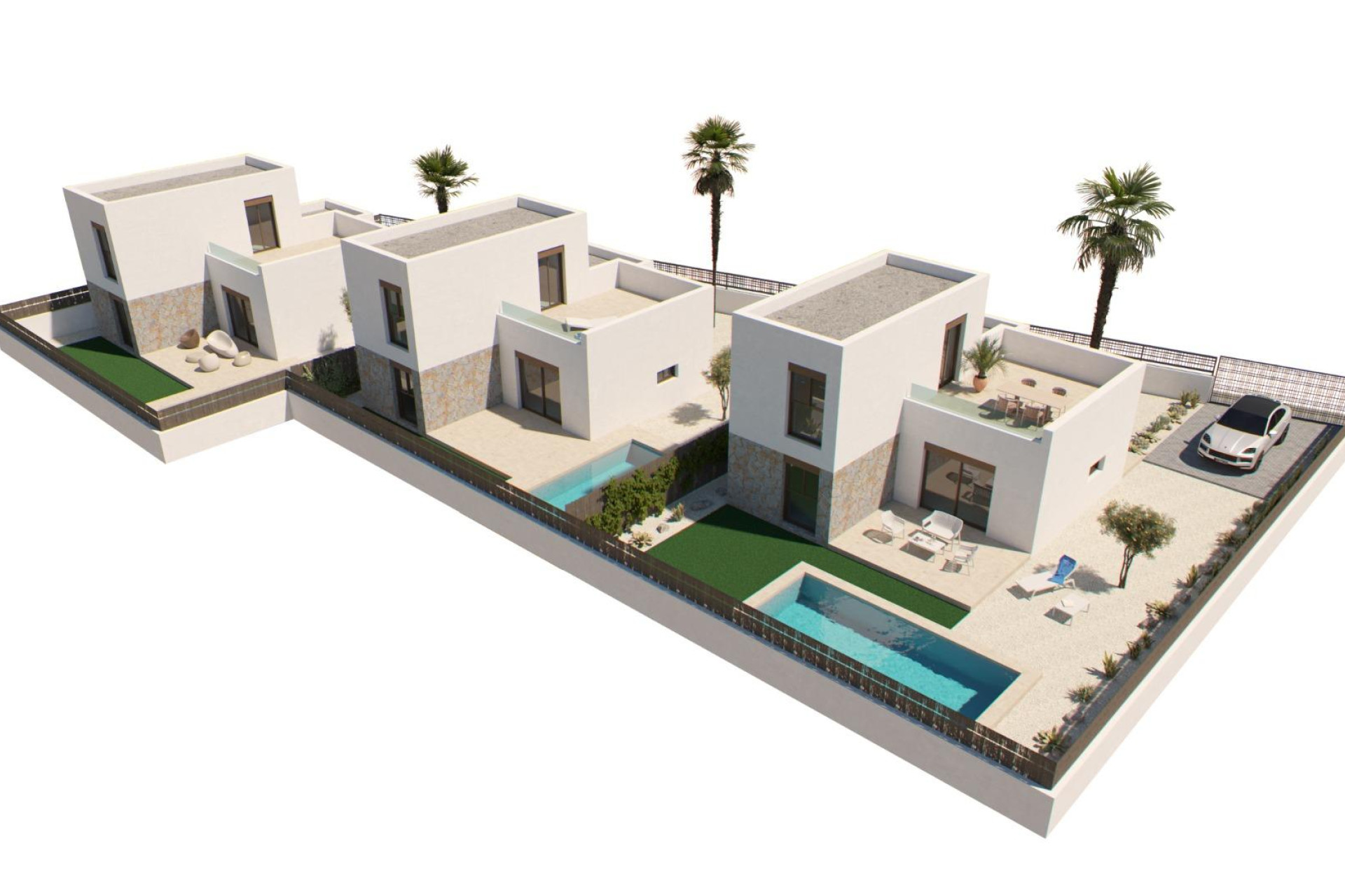 Nieuwbouw Woningen - Vrijstaande villa - Algorfa - La Finca Golf