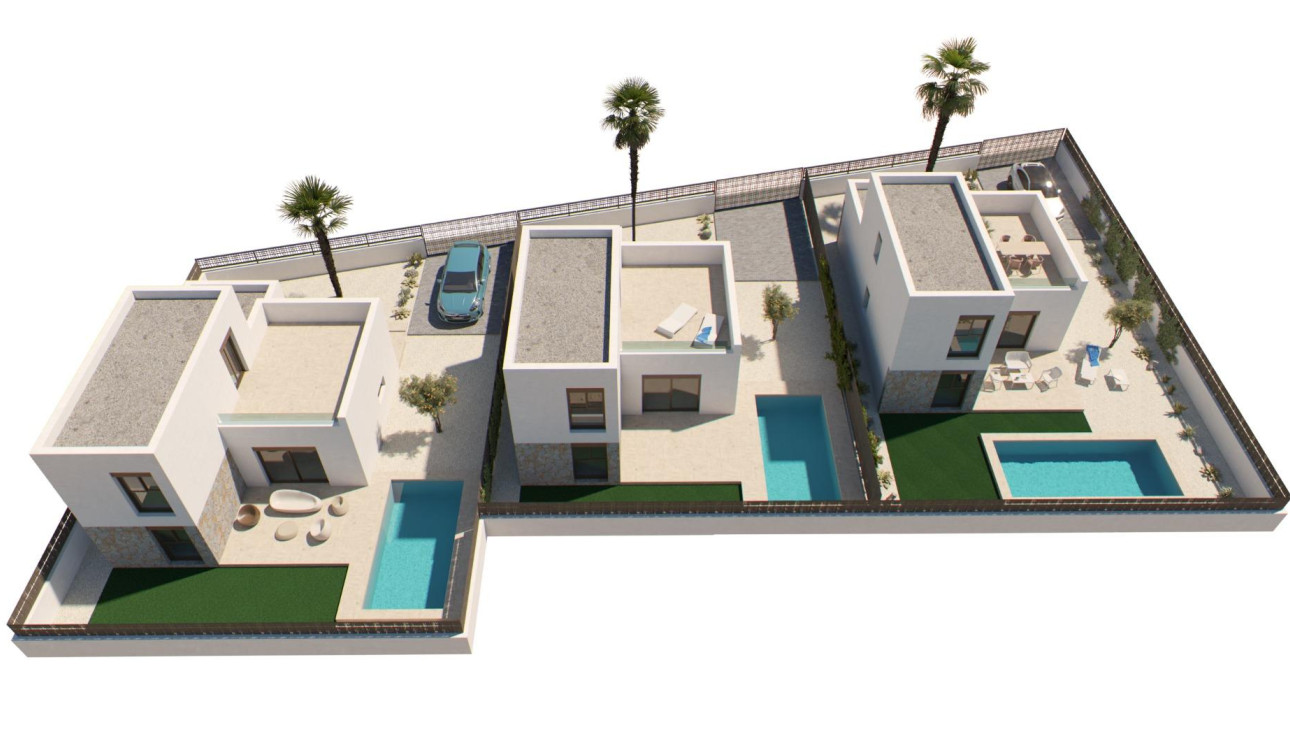 Nieuwbouw Woningen - Vrijstaande villa - Algorfa - La Finca Golf