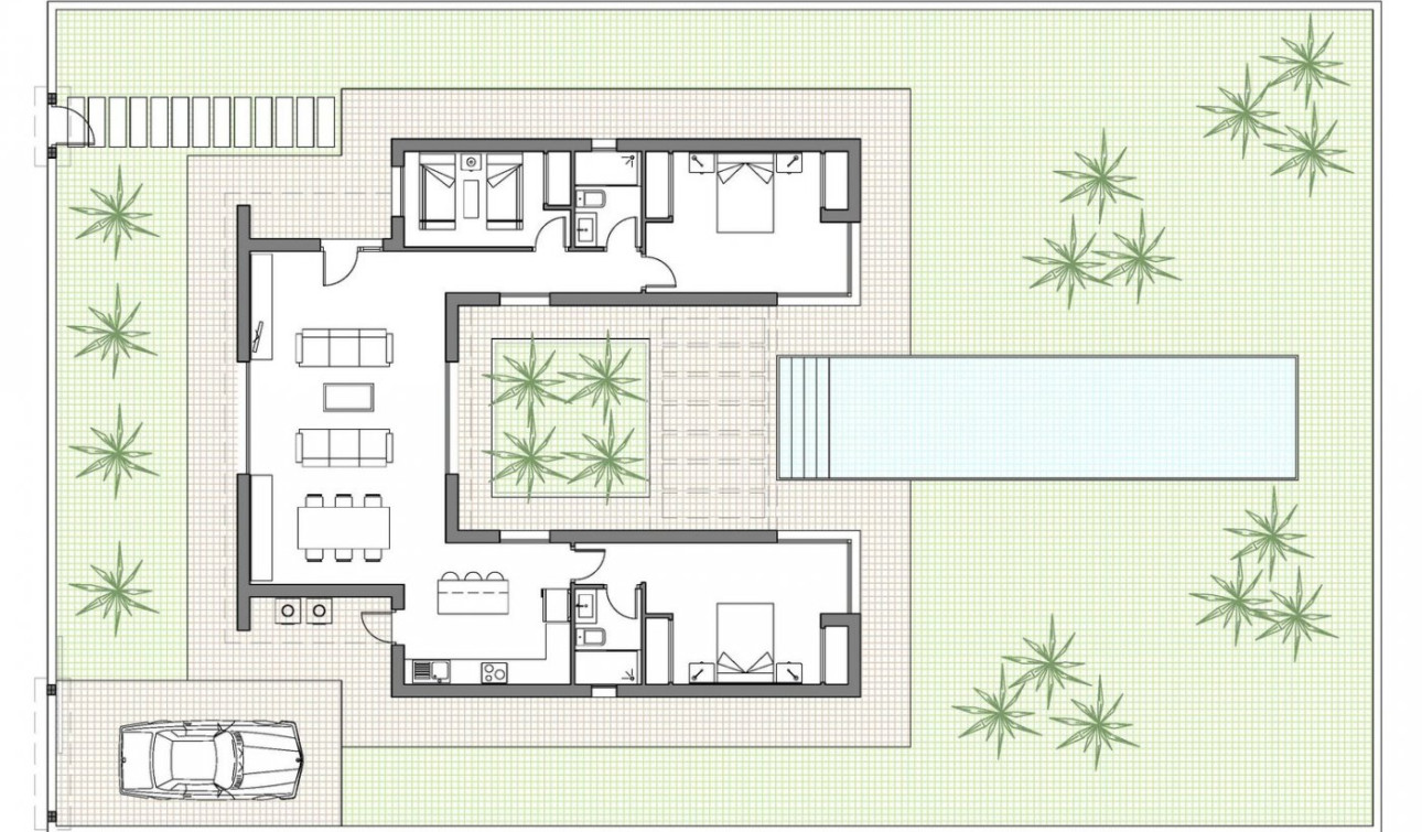 Nieuwbouw Woningen - Vrijstaande villa - Benijofar - Polideportivo