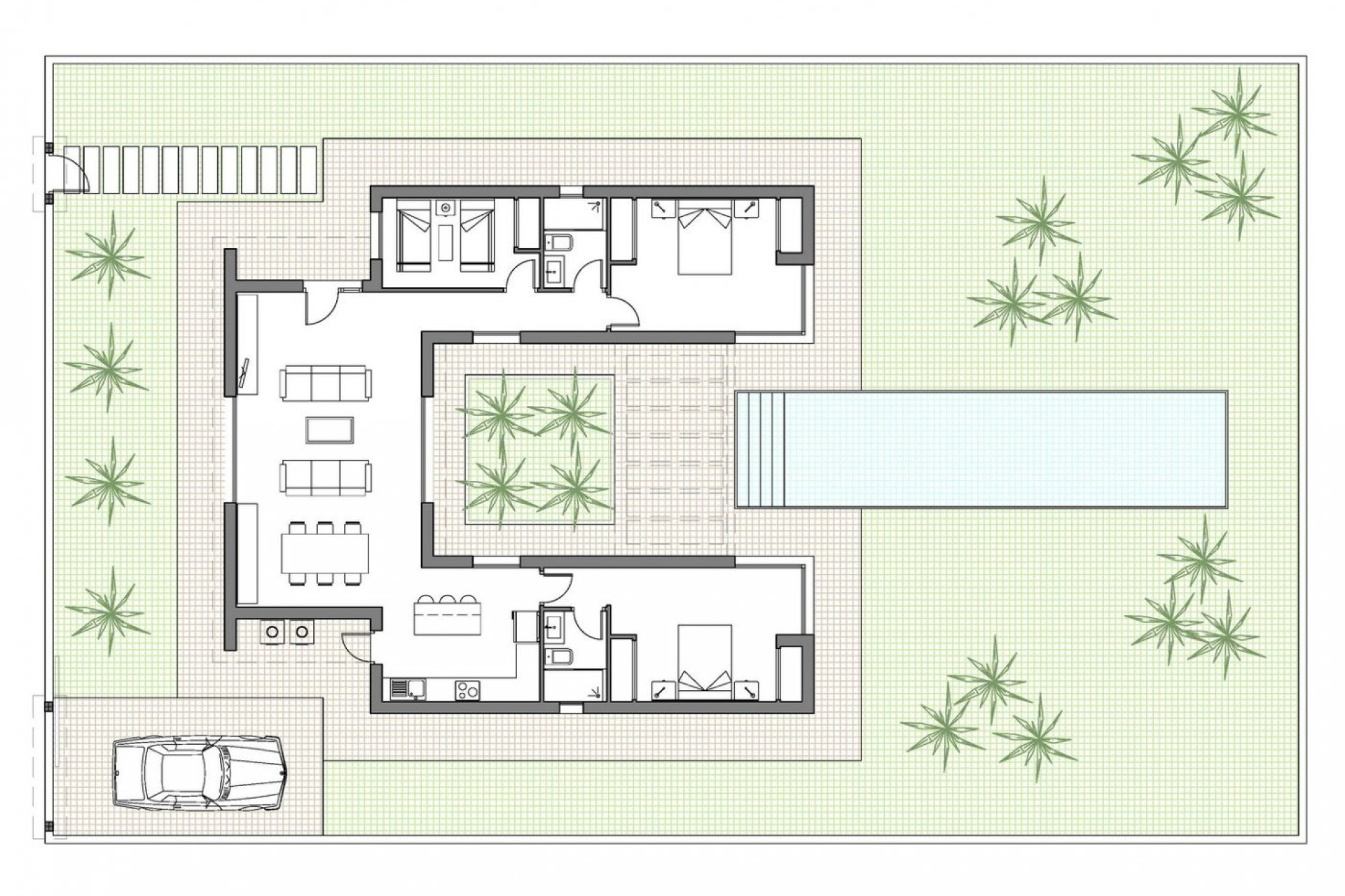 Nieuwbouw Woningen - Vrijstaande villa - Benijofar - Polideportivo