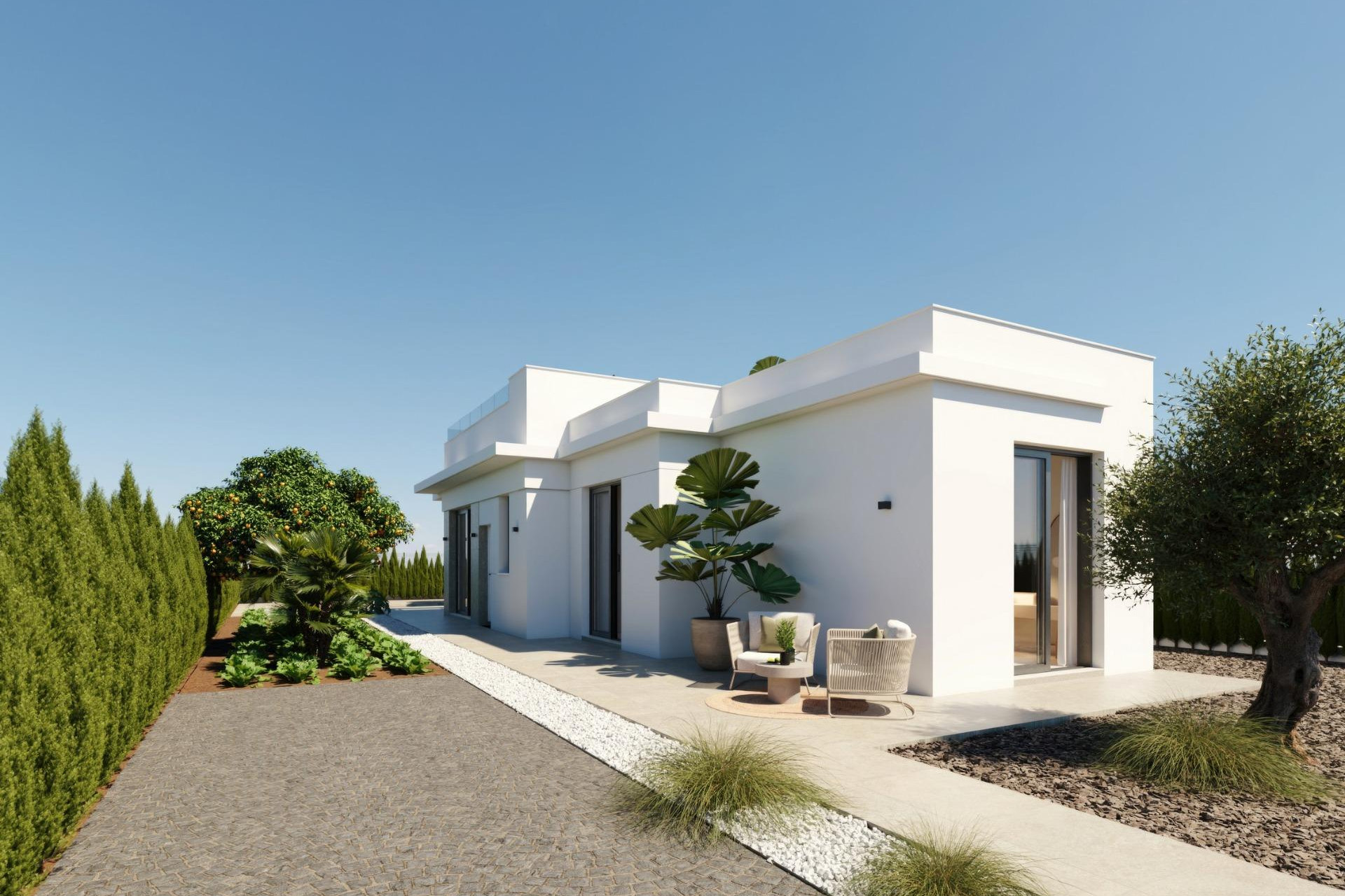 Nieuwbouw Woningen - Vrijstaande villa - Fuente Álamo - Hacienda Del Álamo Golf