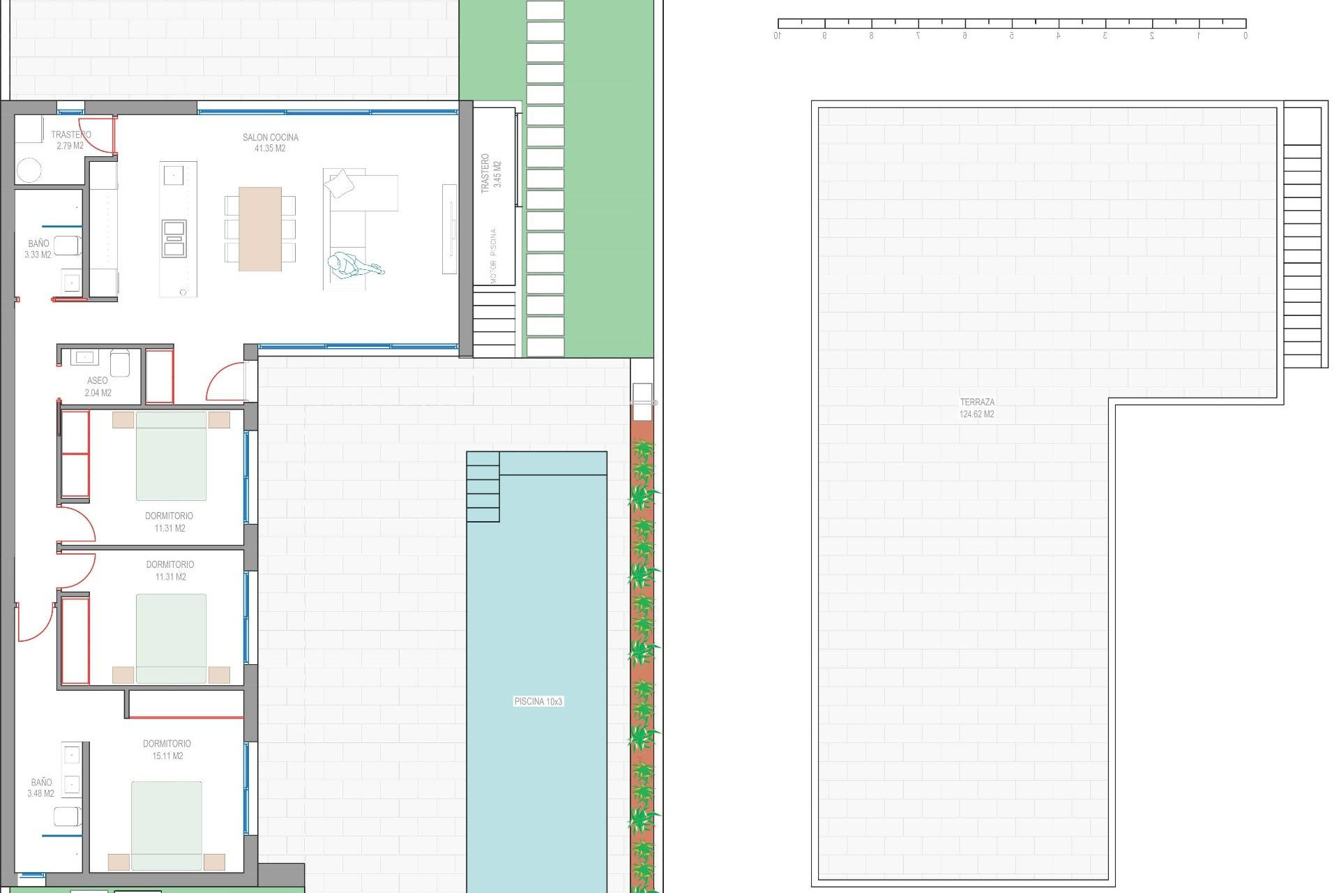 Nieuwbouw Woningen - Vrijstaande villa - Los Alcazares - Serena Golf