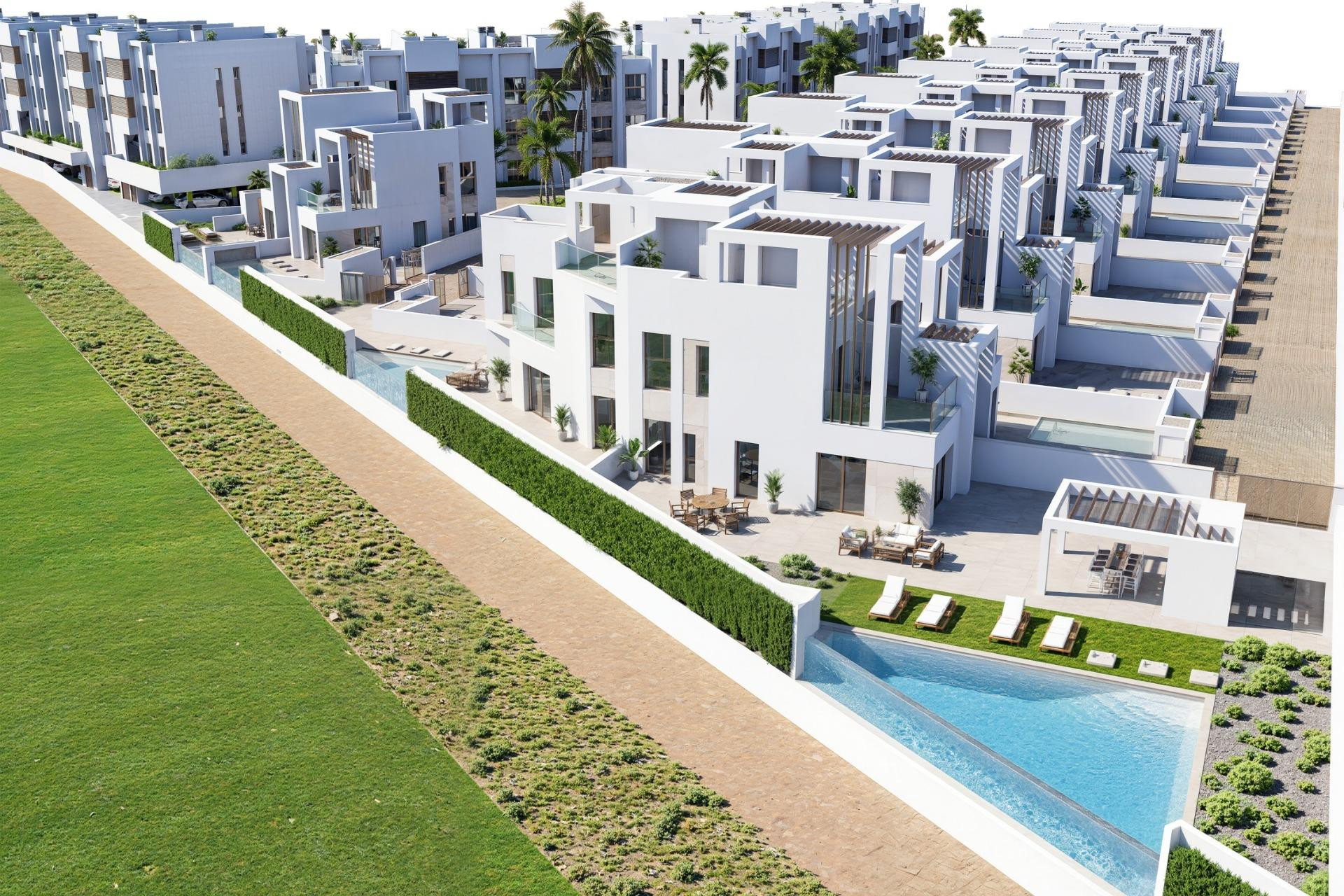 Nieuwbouw Woningen - Vrijstaande villa - Los Alcazares - Serena Golf