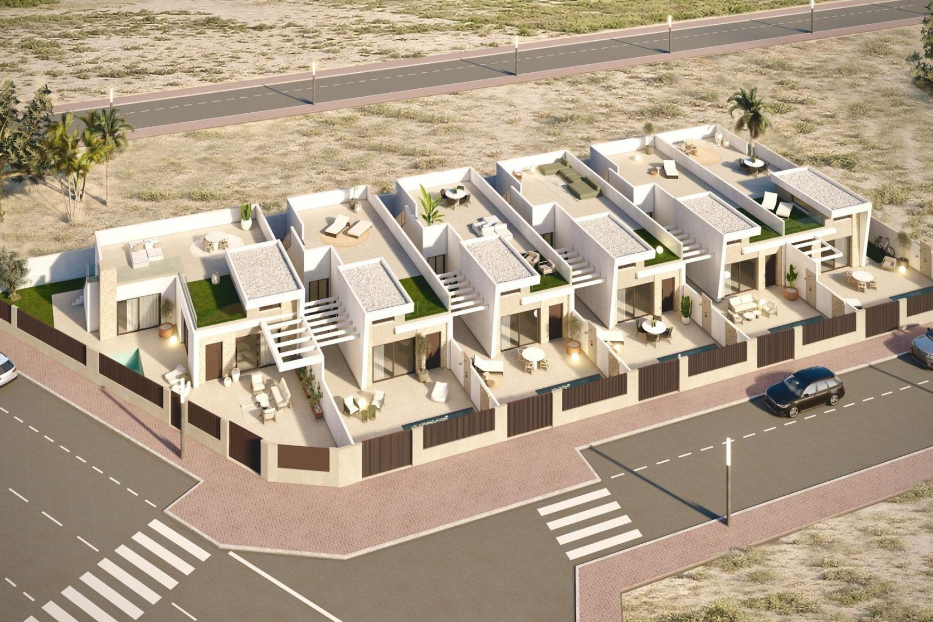 Nieuwbouw Woningen - Vrijstaande villa - Los Alcazares - Serena Golf