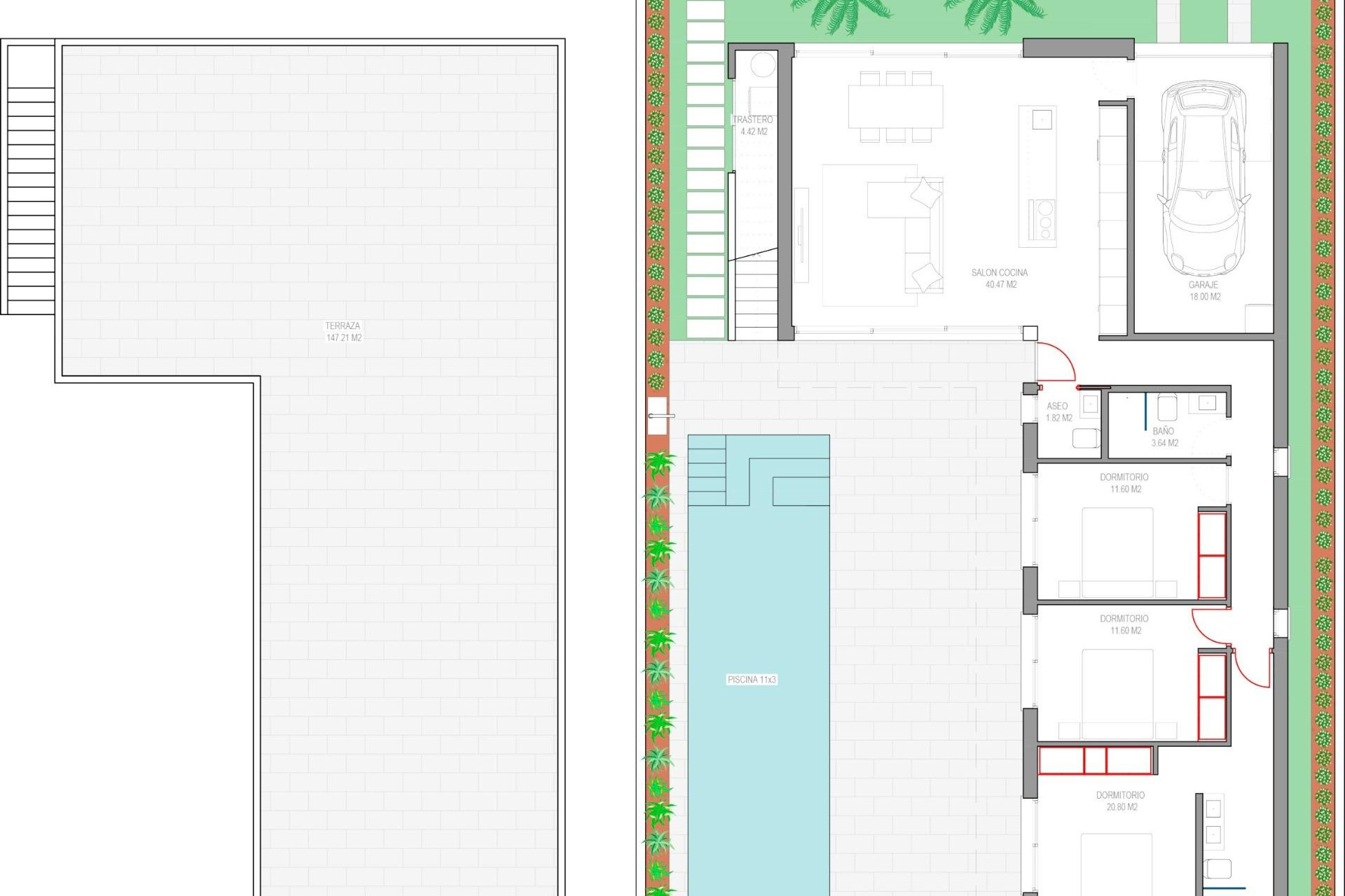 Nieuwbouw Woningen - Vrijstaande villa - Los Alcazares - Serena Golf