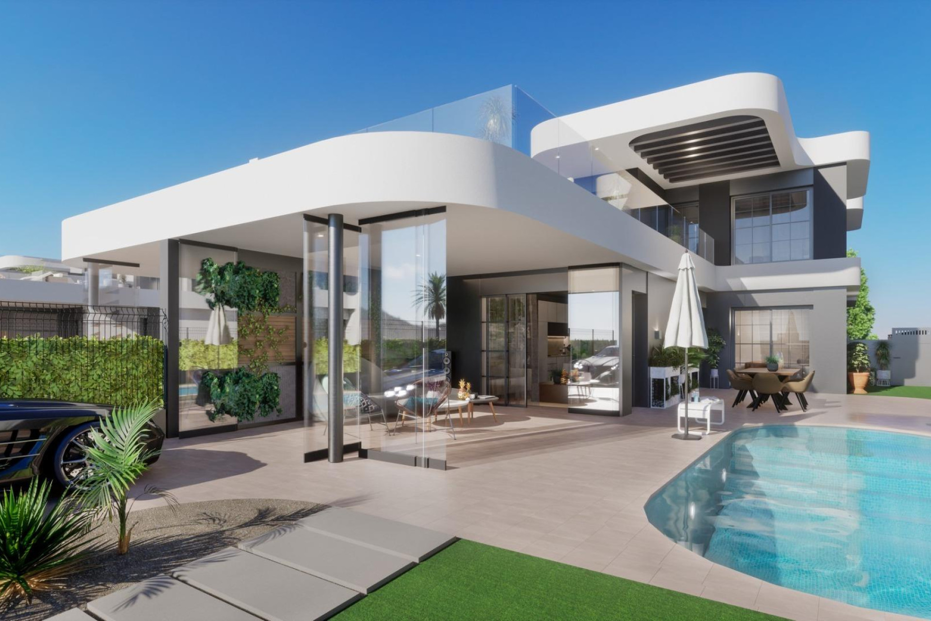 Nieuwbouw Woningen - Vrijstaande villa - Los Alcazares - Serena Golf