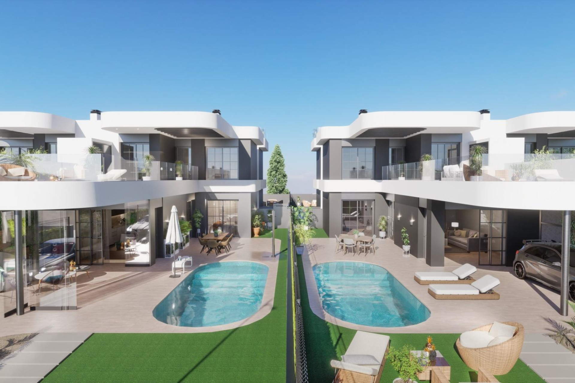 Nieuwbouw Woningen - Vrijstaande villa - Los Alcazares - Serena Golf