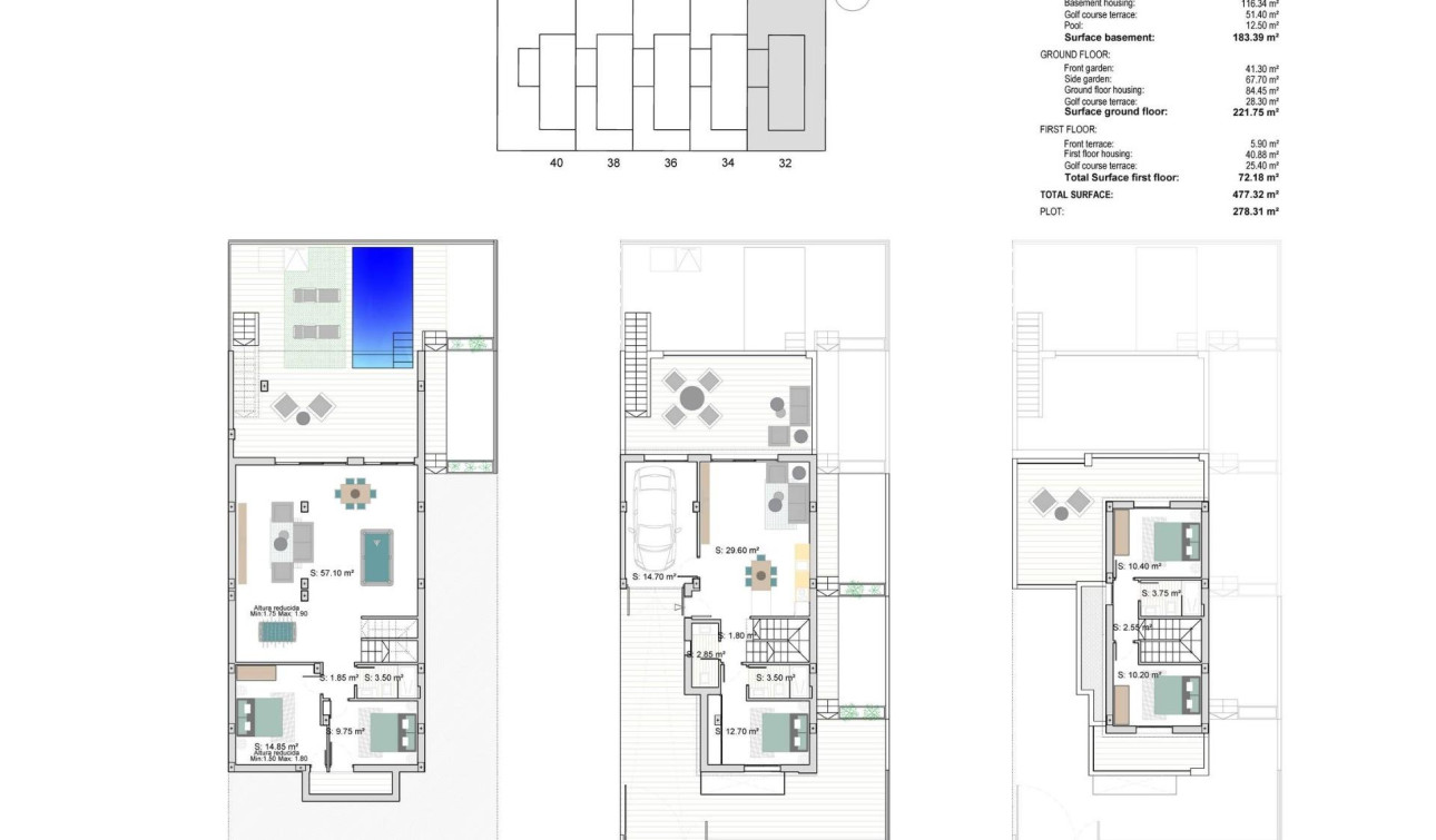 Nieuwbouw Woningen - Vrijstaande villa - Los Alcazares - Serena Golf