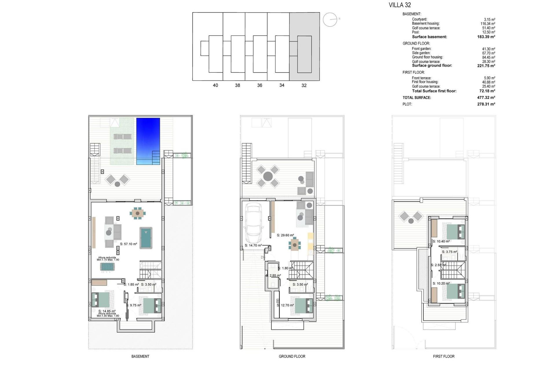 Nieuwbouw Woningen - Vrijstaande villa - Los Alcazares - Serena Golf