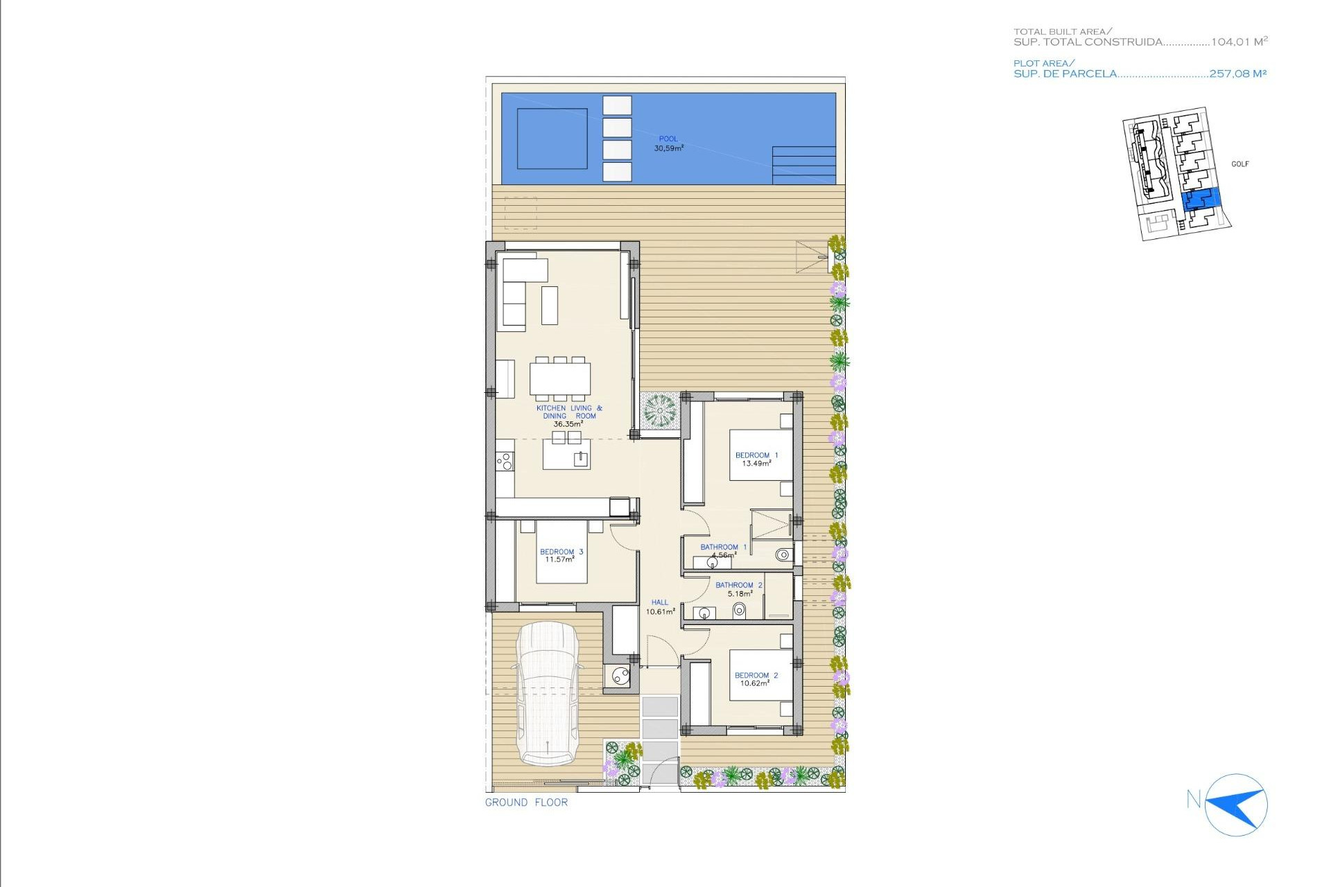 Nieuwbouw Woningen - Vrijstaande villa - Los Alcazares - Serena Golf