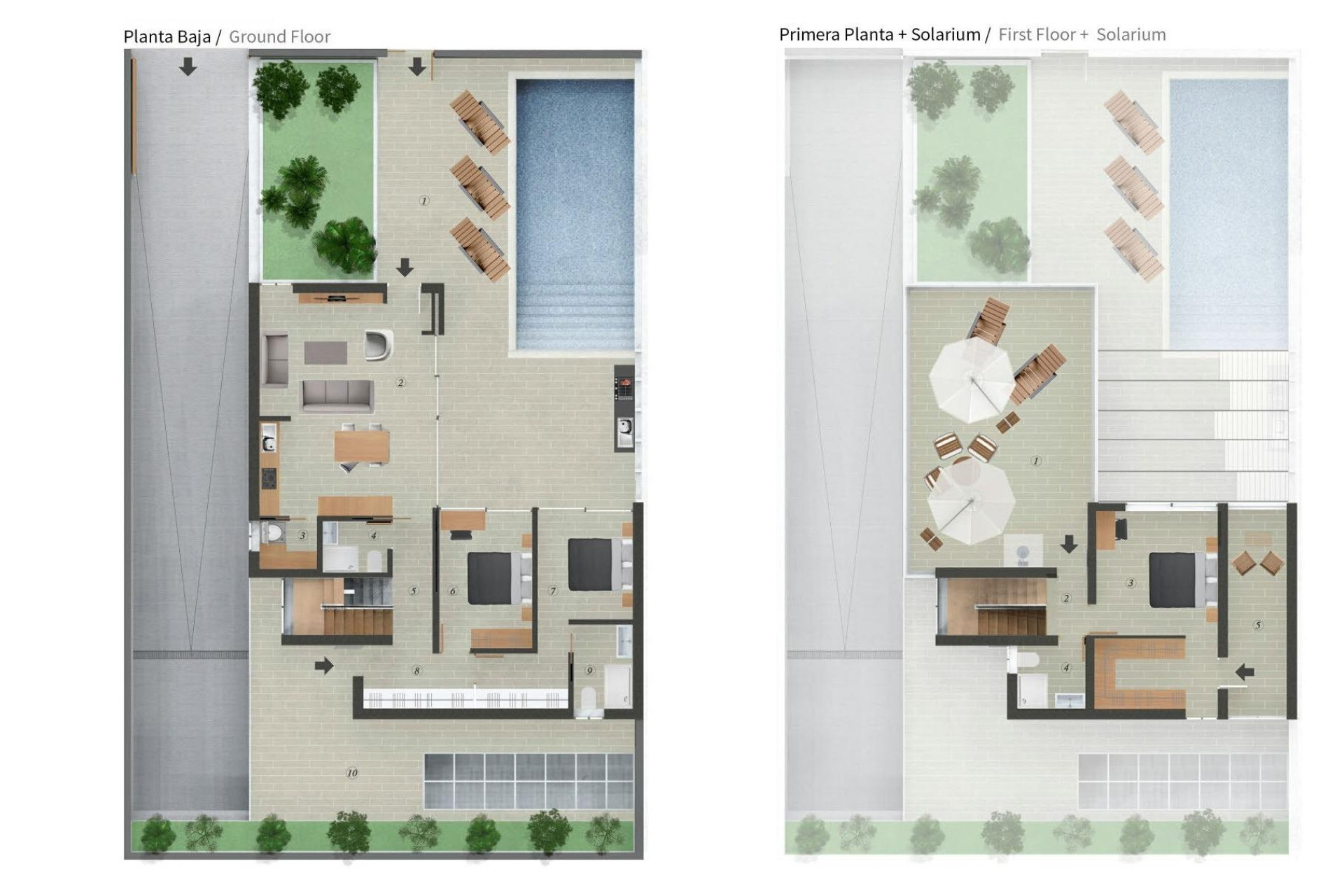 Nieuwbouw Woningen - Vrijstaande villa - Los Belones - pueblo