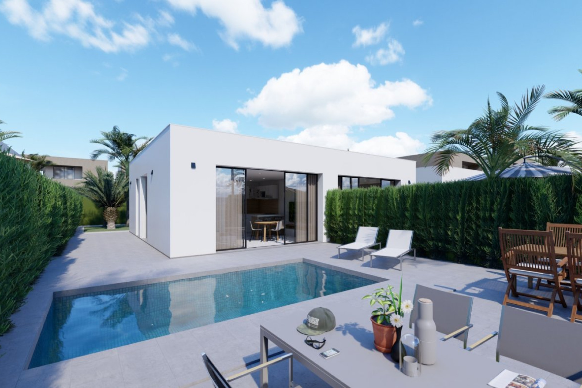 Nieuwbouw Woningen - Vrijstaande villa - Los Urrutias - Estrella De Mar