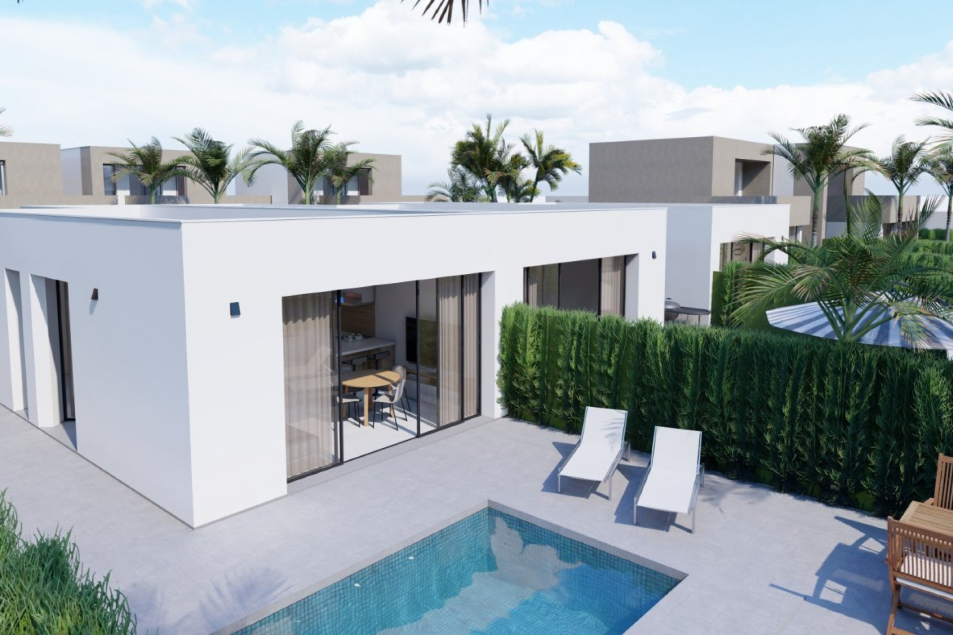 Nieuwbouw Woningen - Vrijstaande villa - Los Urrutias - Estrella De Mar