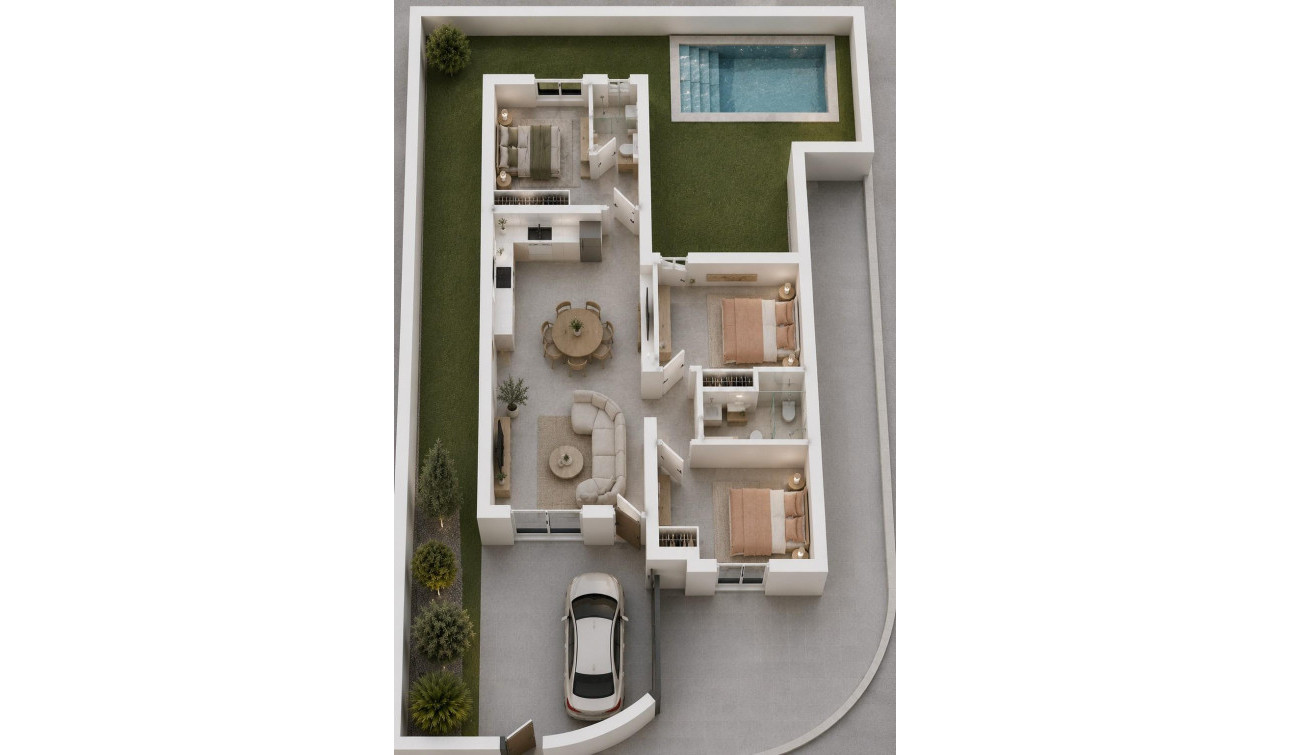 Nieuwbouw Woningen - Vrijstaande villa - Mazarron - Country Club
