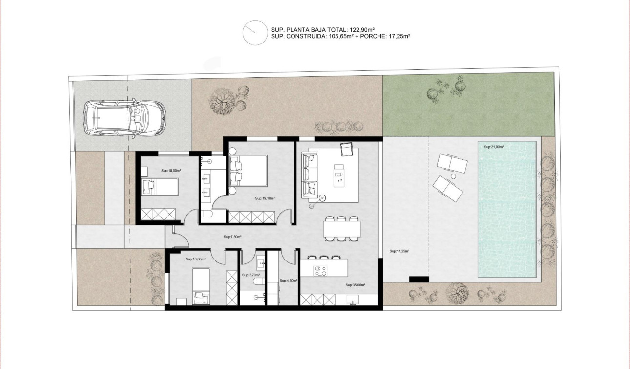 Nieuwbouw Woningen - Vrijstaande villa - Molina De Segura - Urb. La Quinta