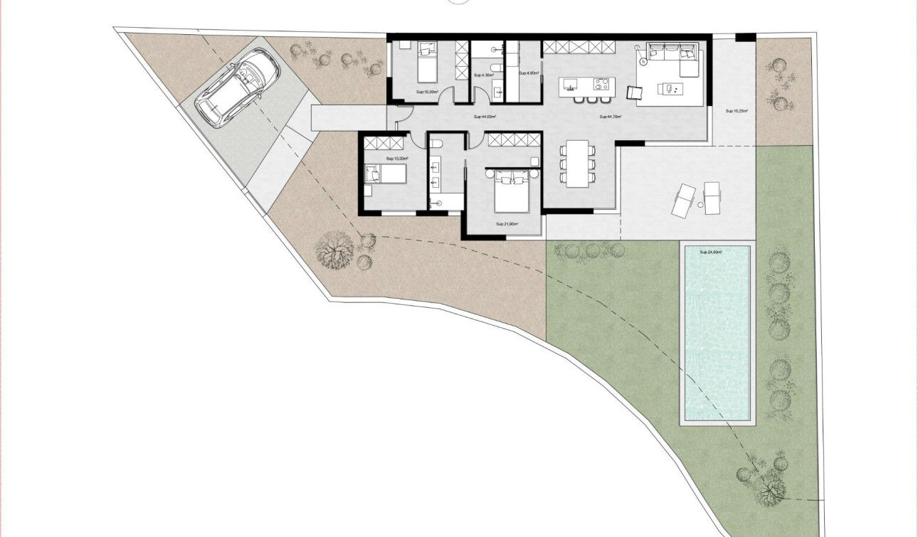 Nieuwbouw Woningen - Vrijstaande villa - Molina De Segura - Urb. La Quinta