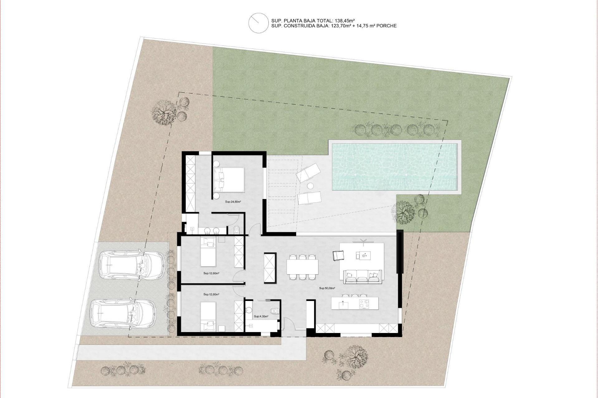 Nieuwbouw Woningen - Vrijstaande villa - Molina De Segura - Urb. La Quinta