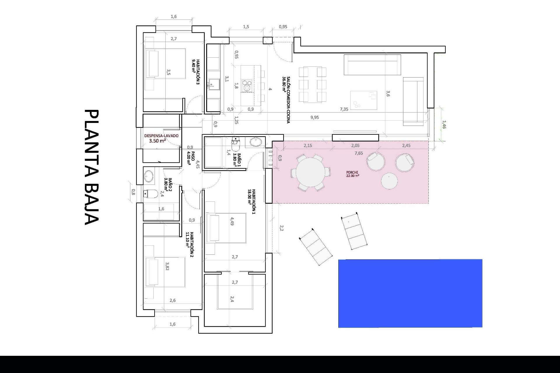 Nieuwbouw Woningen - Vrijstaande villa - Monforte del Cid - La Capitana