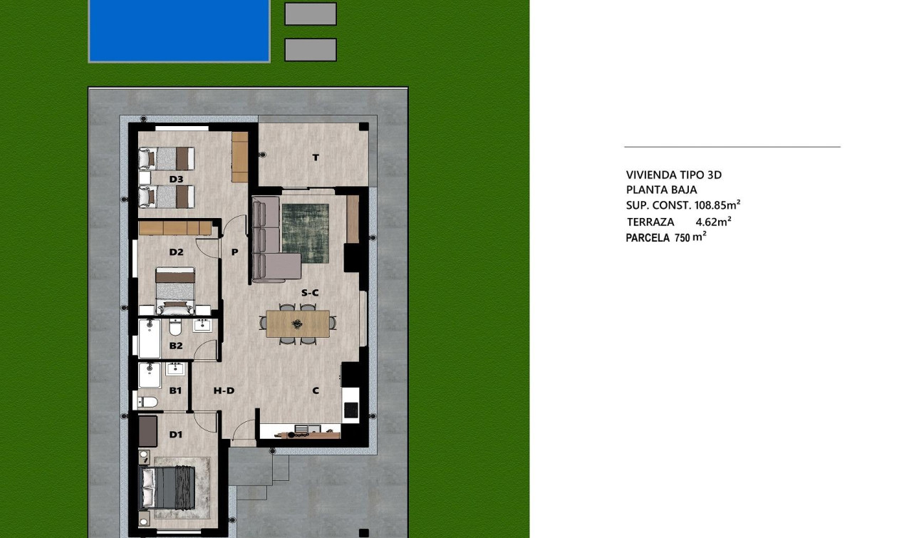 Nieuwbouw Woningen - Vrijstaande villa - Moratalla - Campo de San Juan