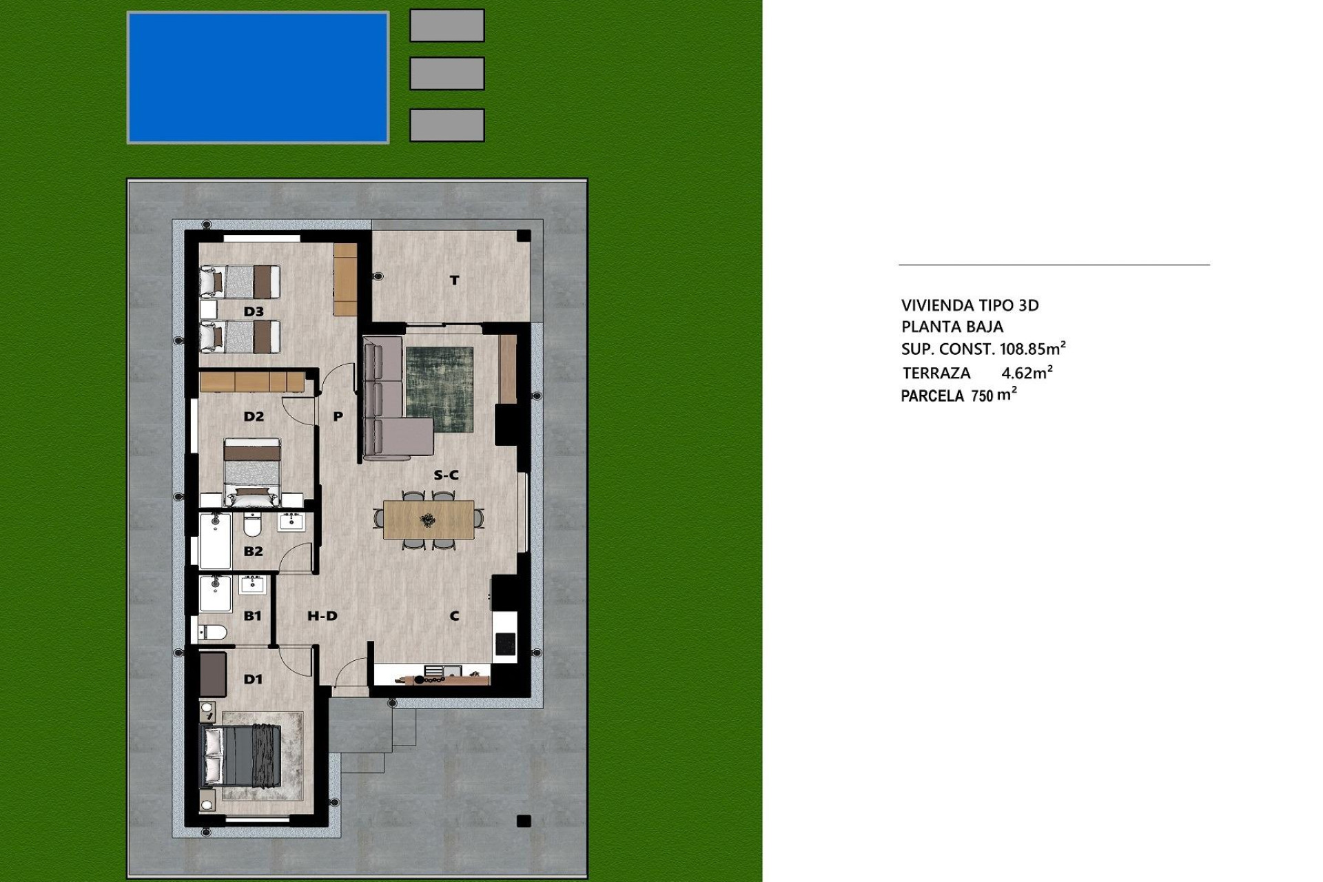 Nieuwbouw Woningen - Vrijstaande villa - Moratalla - Campo de San Juan