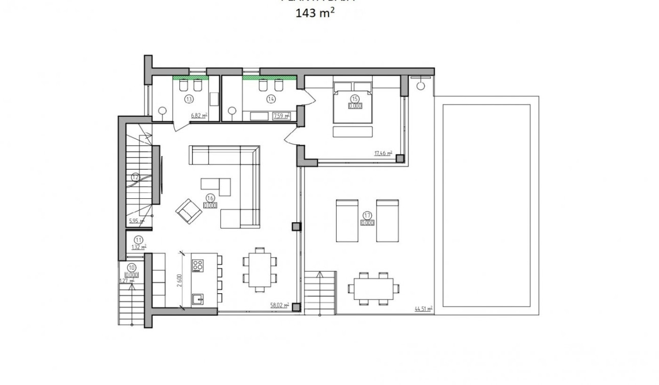 Nieuwbouw Woningen - Vrijstaande villa - Orihuela Costa - La Zenia