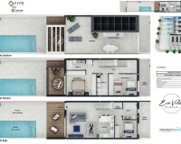 Nieuwbouw Woningen - Vrijstaande villa - Pilar de la Horadada