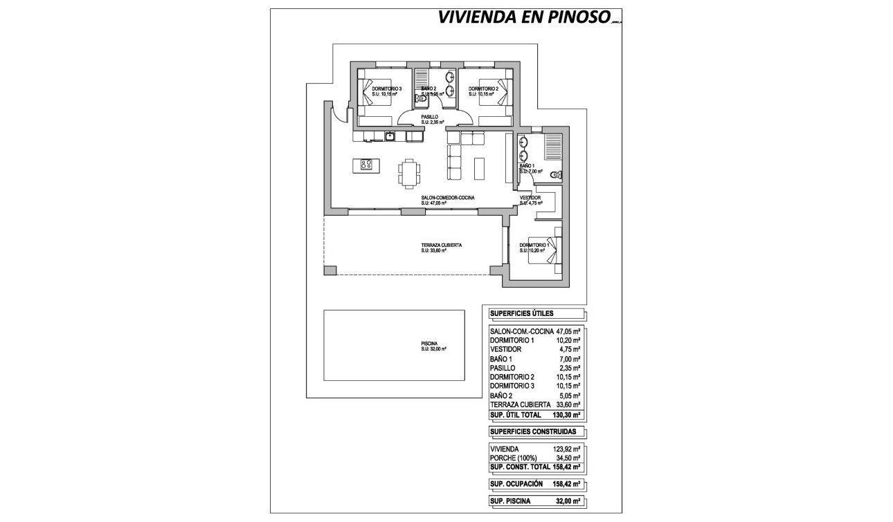 Nieuwbouw Woningen - Vrijstaande villa - Pinoso - Campo