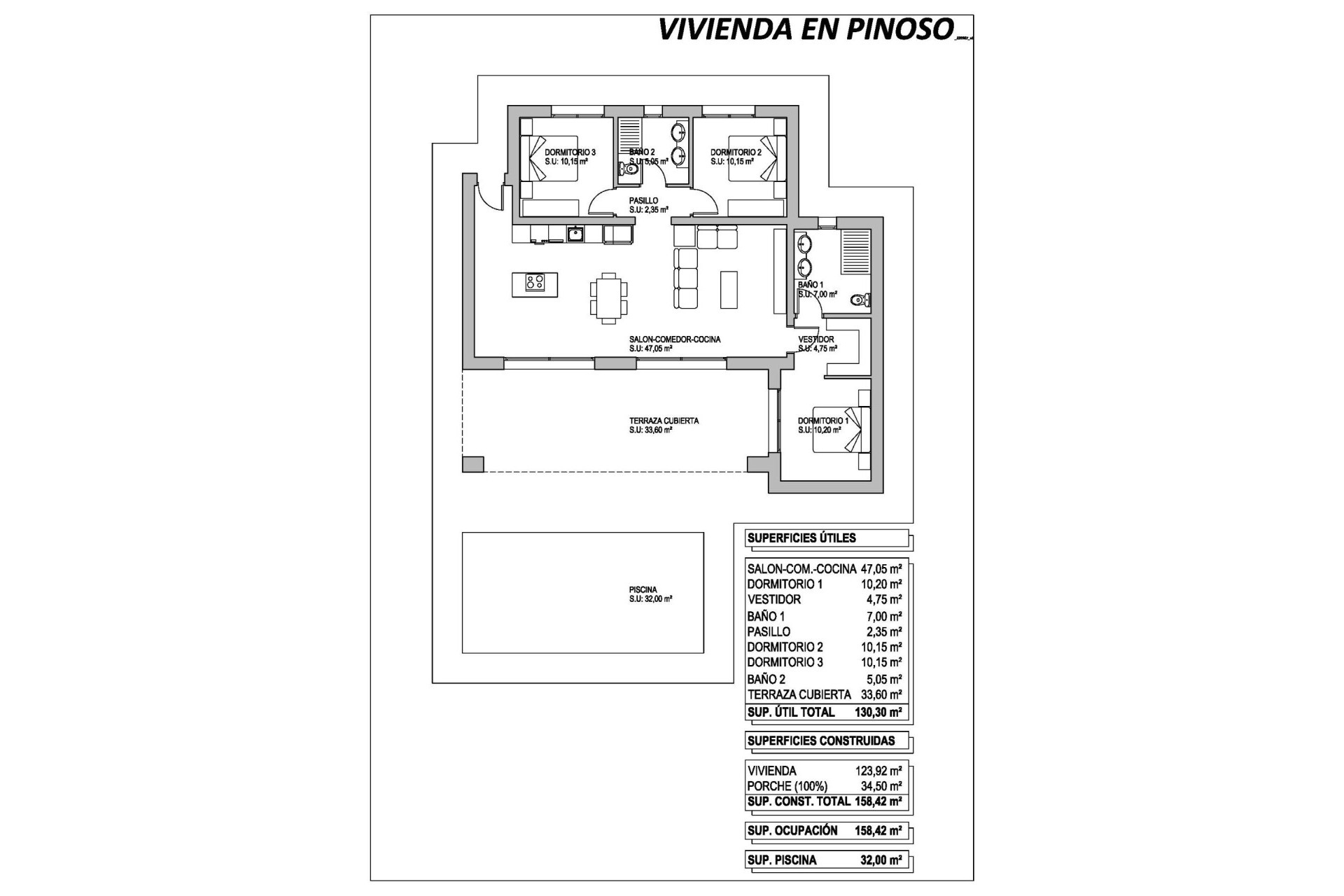 Nieuwbouw Woningen - Vrijstaande villa - Pinoso - Campo