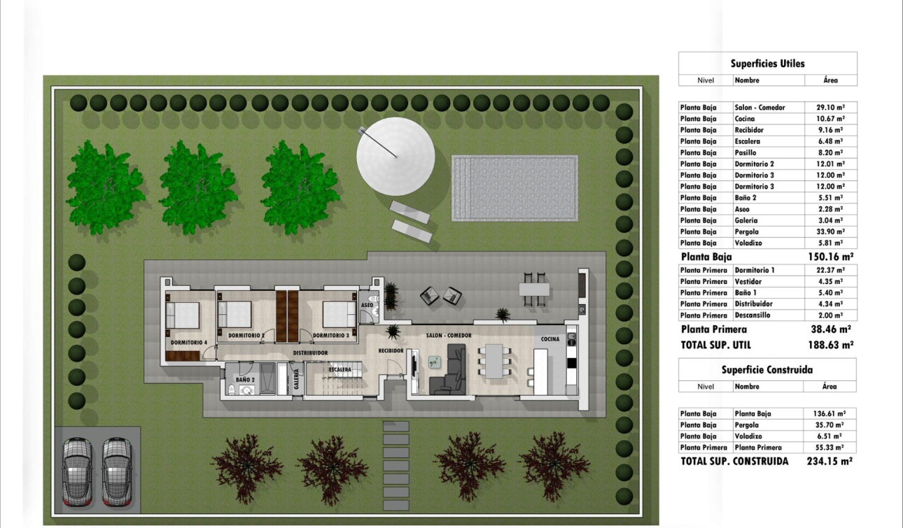 Nieuwbouw Woningen - Vrijstaande villa - Pinoso - Lel