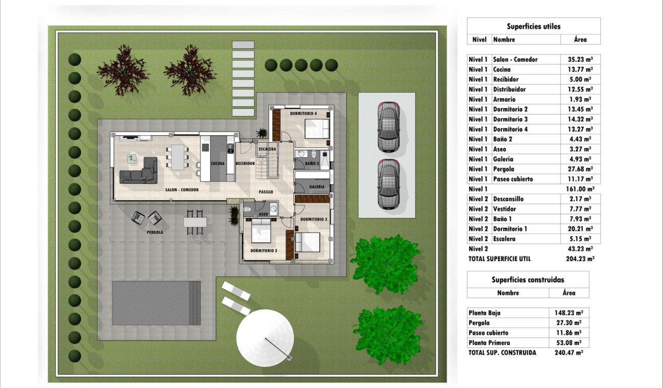 Nieuwbouw Woningen - Vrijstaande villa - Pinoso - Lel