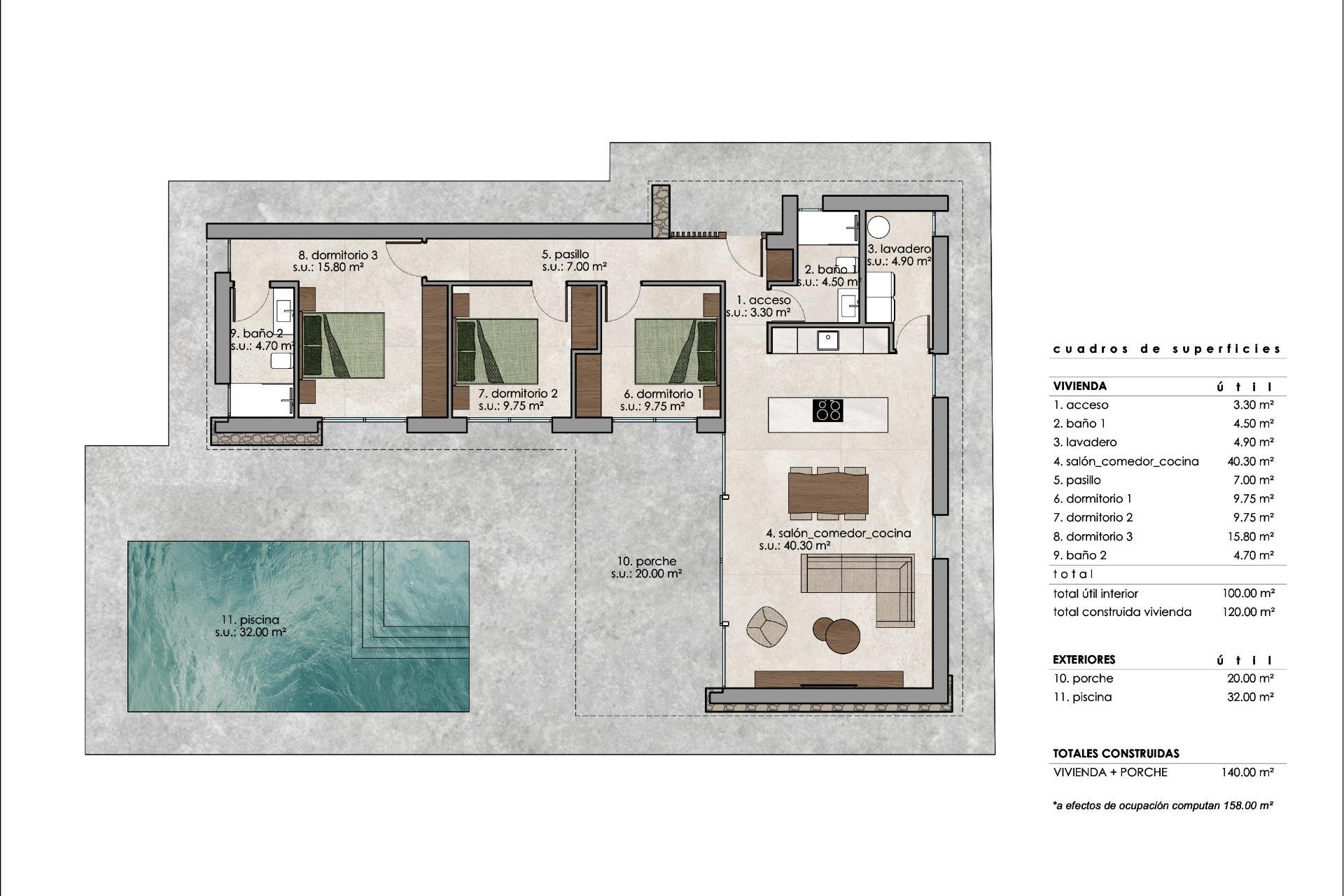 Nieuwbouw Woningen - Vrijstaande villa - Pinoso - Lel