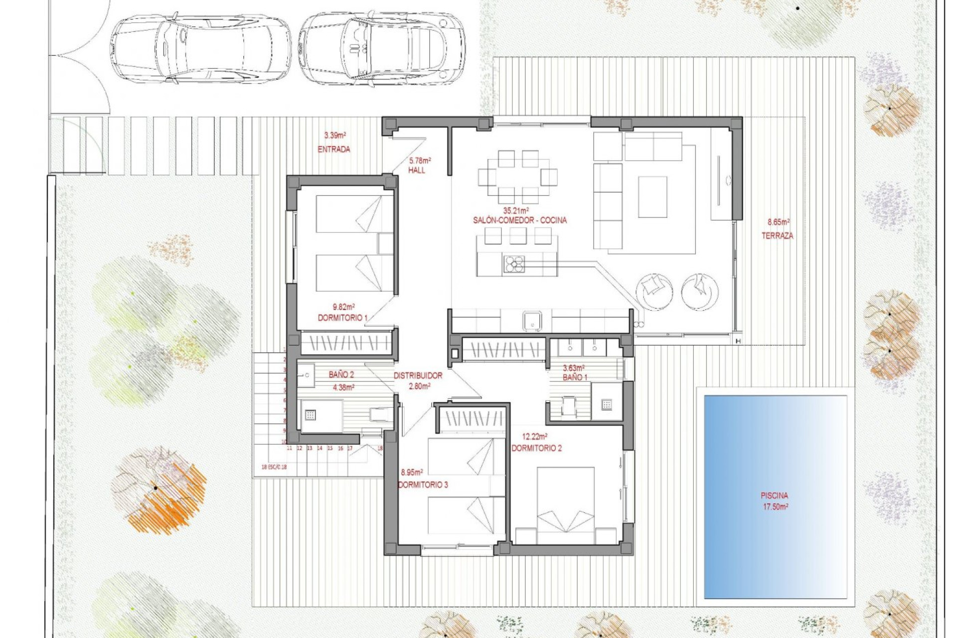 Nieuwbouw Woningen - Vrijstaande villa - Polop - Alberca