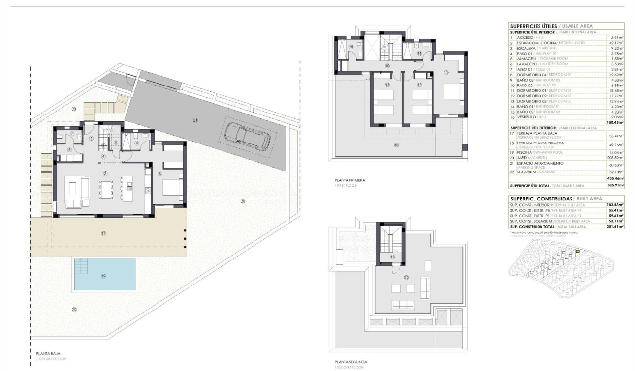 Nieuwbouw Woningen - Vrijstaande villa - Polop - PAU 1