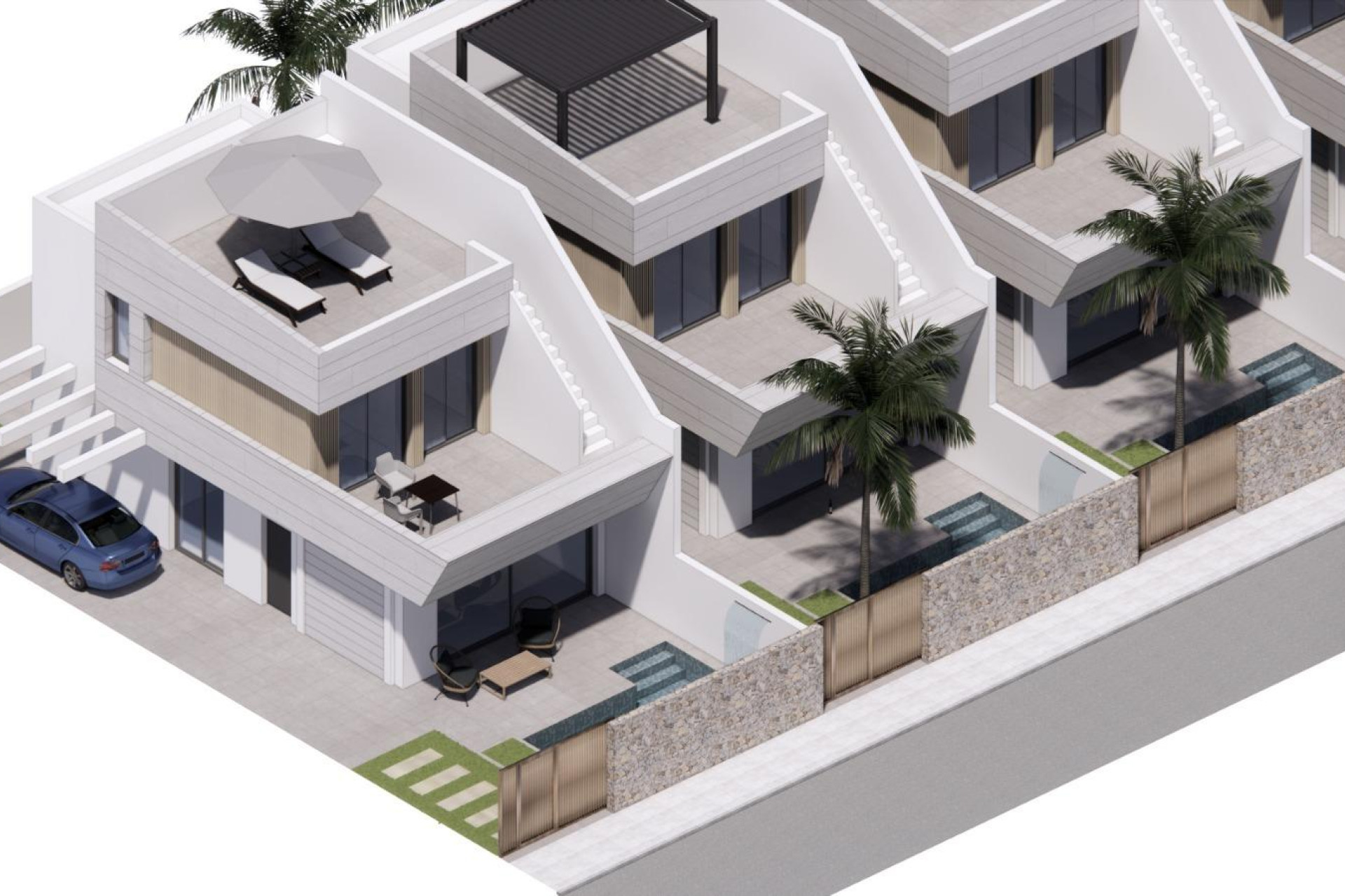 Nieuwbouw Woningen - Vrijstaande villa - San Javier - Parque de los leones