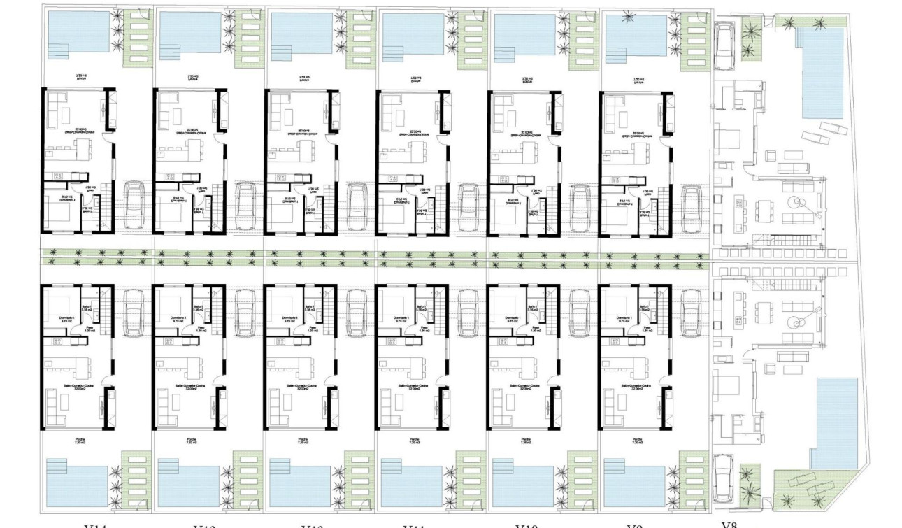 Nieuwbouw Woningen - Vrijstaande villa - San Javier - Parque de los leones