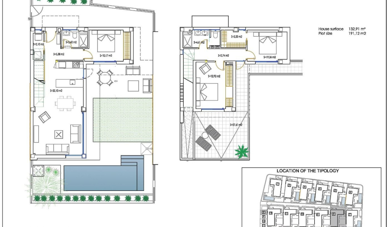 Nieuwbouw Woningen - Vrijstaande villa - San Javier - Roda Golf