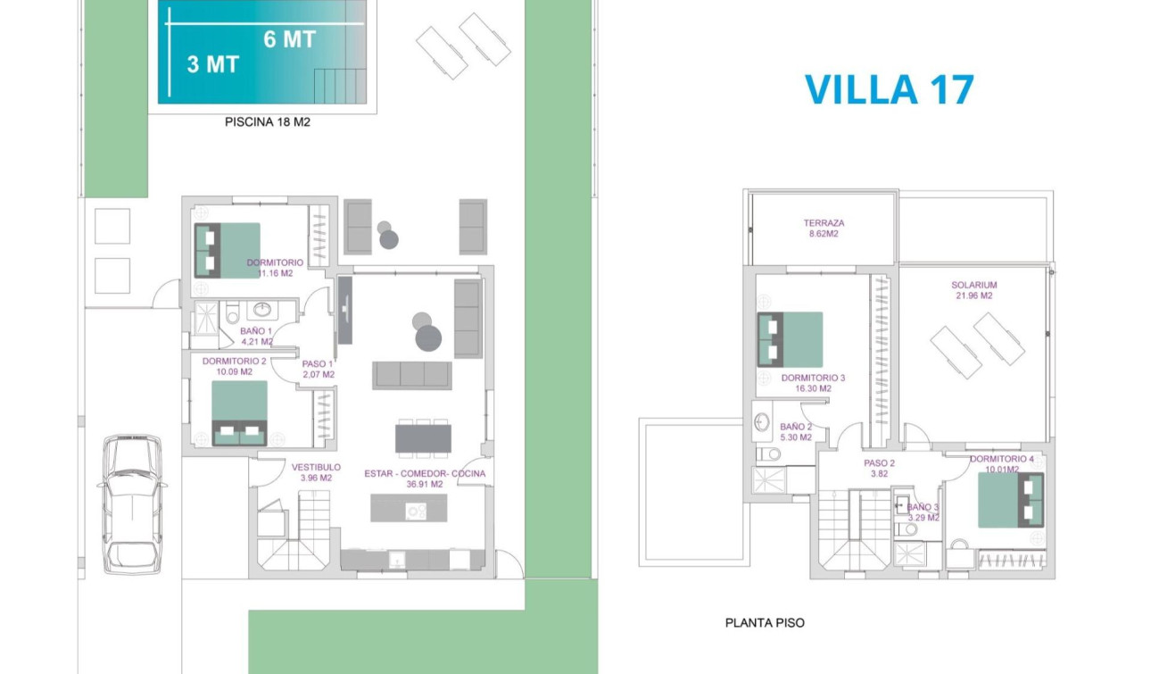 Nieuwbouw Woningen - Vrijstaande villa - San Javier - Roda Golf