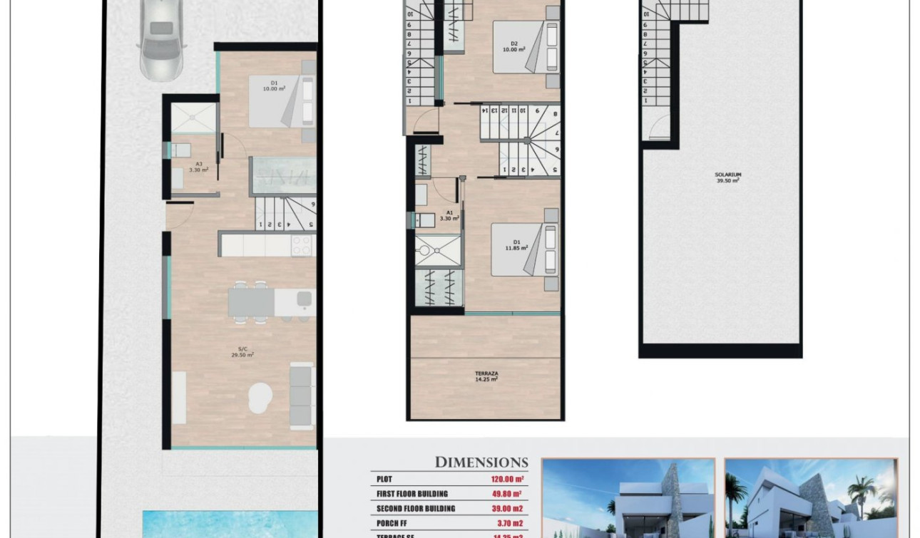 Nieuwbouw Woningen - Vrijstaande villa - San Javier - San Blas