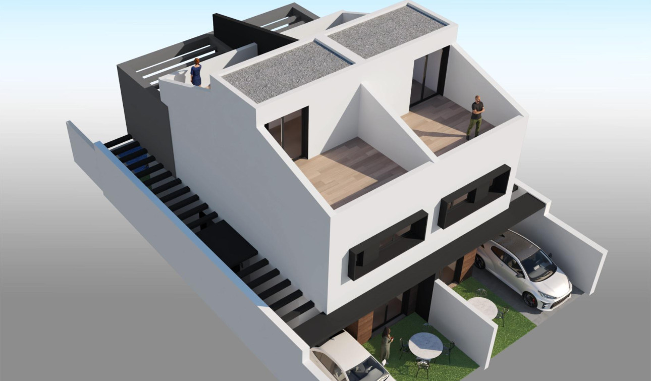 Nieuwbouw Woningen - Vrijstaande villa - San Javier - Santiago De La Ribera