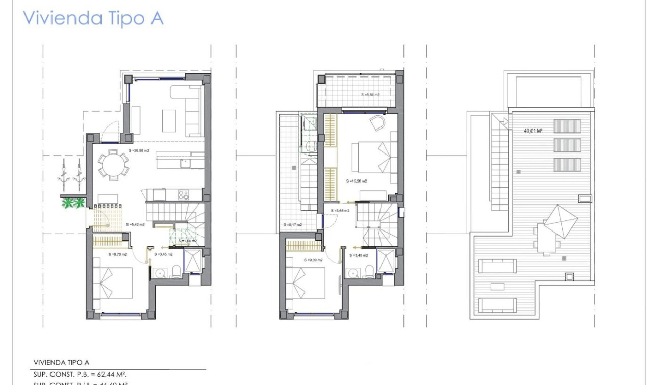 Nieuwbouw Woningen - Vrijstaande villa - San Javier - Santiago De La Ribera